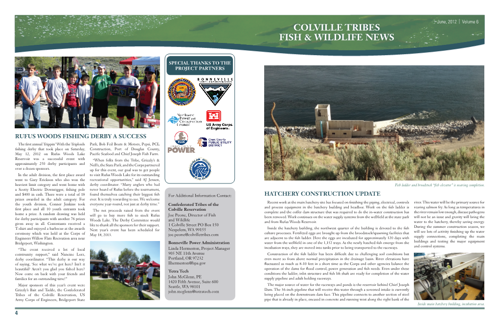 Colville Tribes Fish & Wildlife News