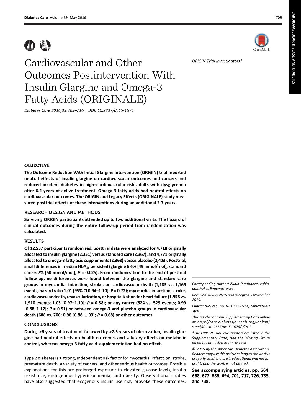 Cardiovascular and Other Outcomes Postintervention