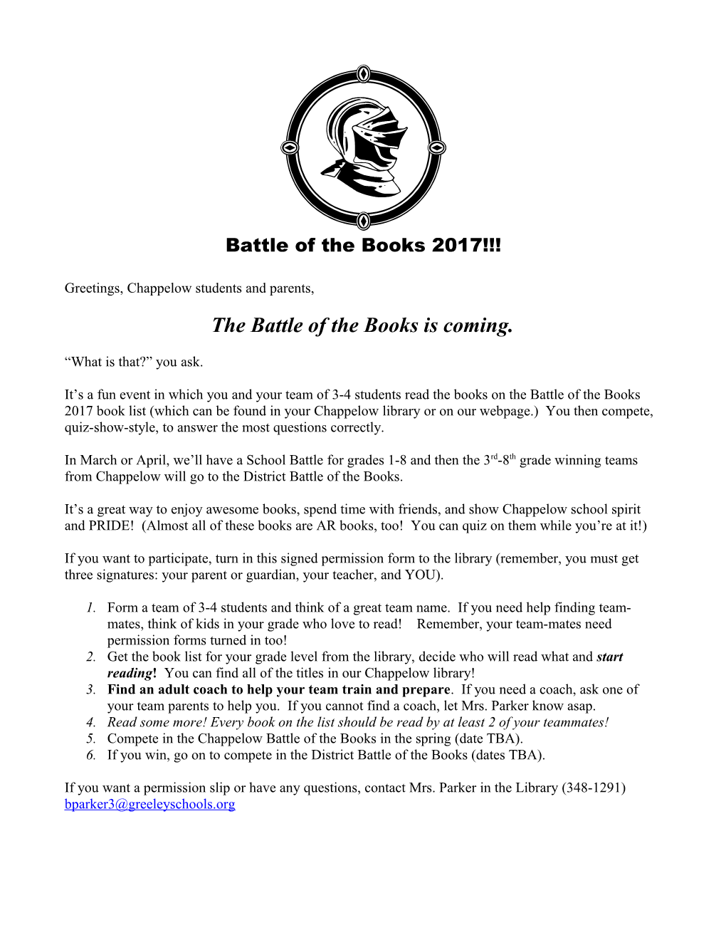 Battle of the Books 2011