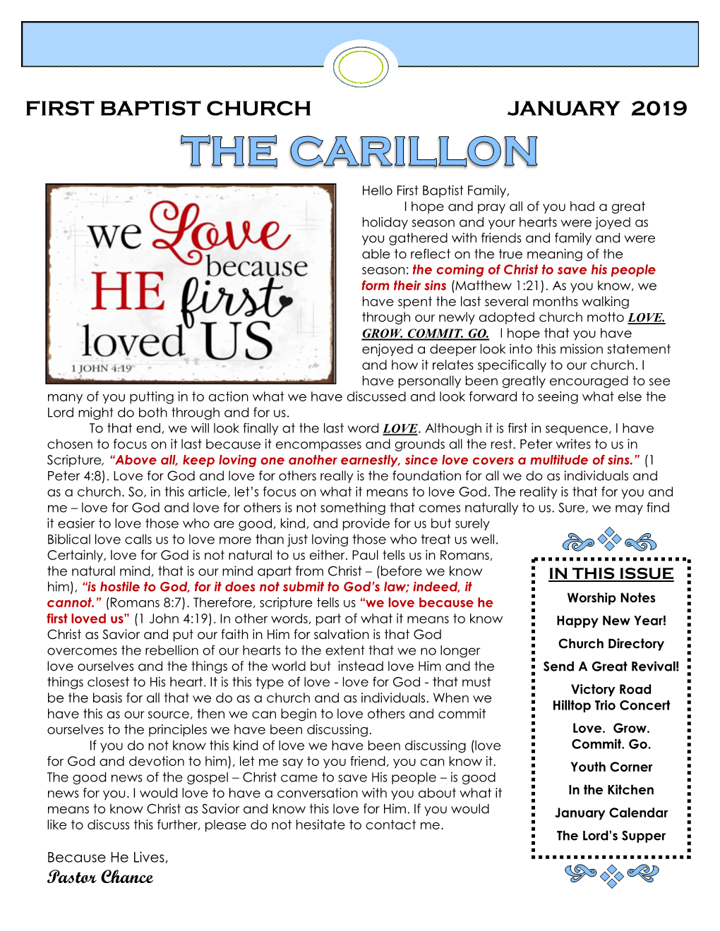 January Carillon 2019