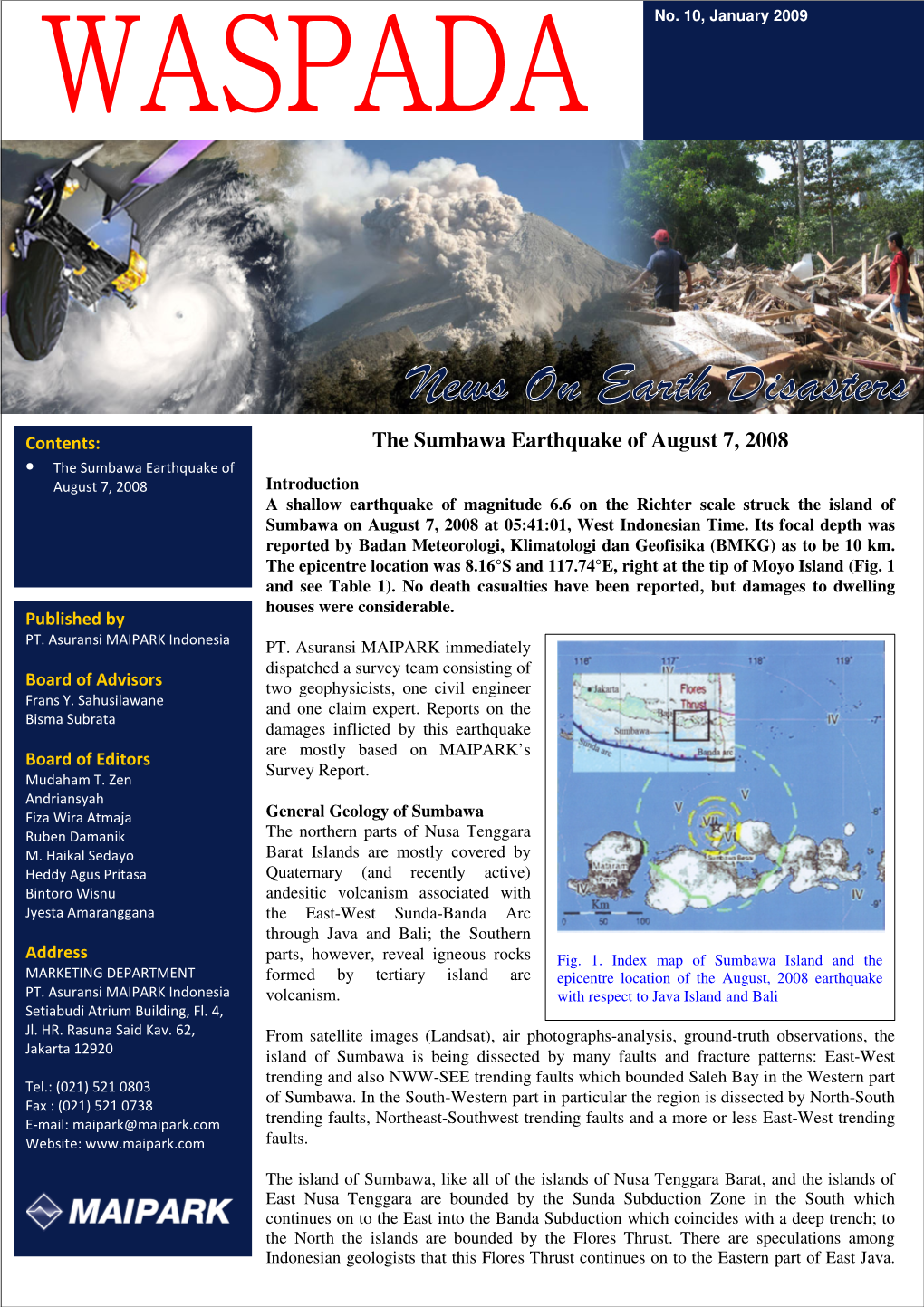 The Sumbawa Earthquake of August 7, 2008