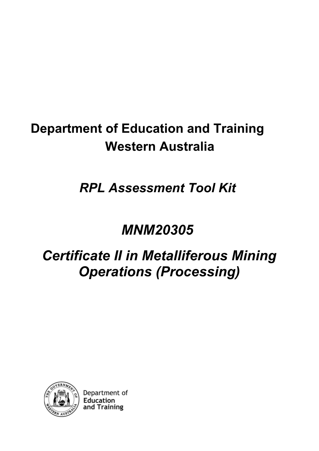 Department of Education and Training s1