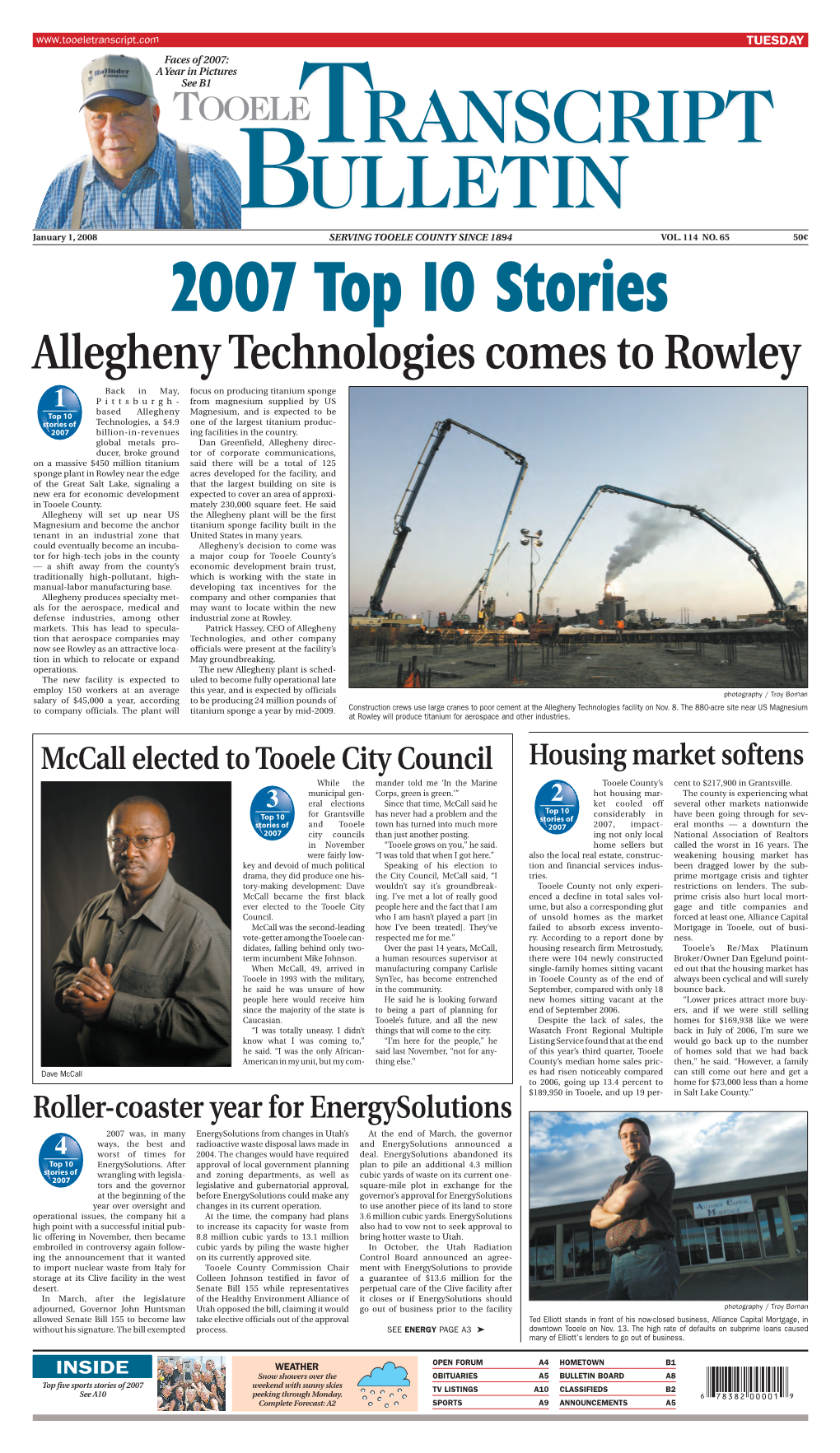 Allegheny Technologies Comes to Rowley