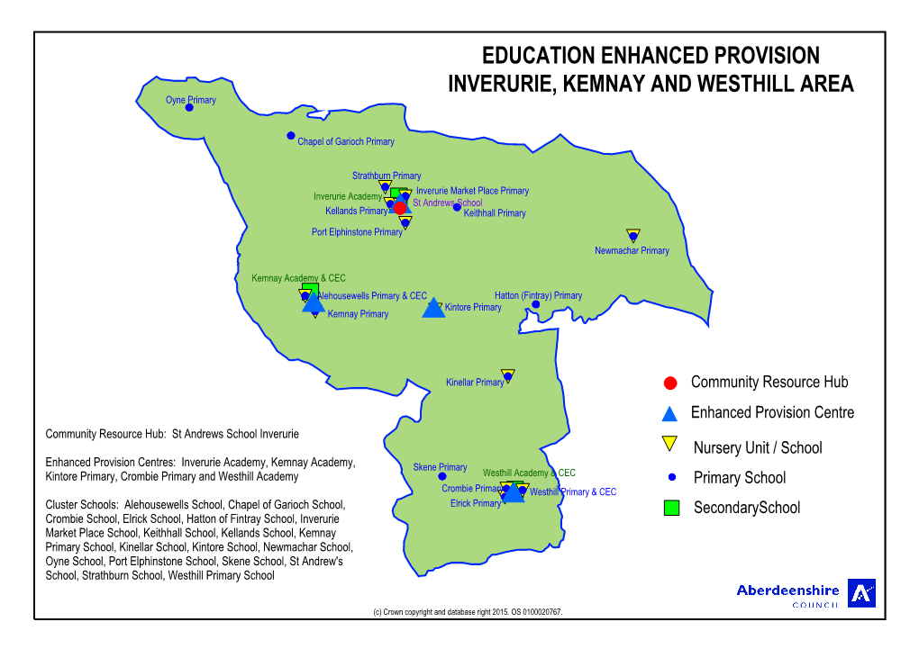 Education Enhanced Provision Inverurie, Kemnay and Westhill Area