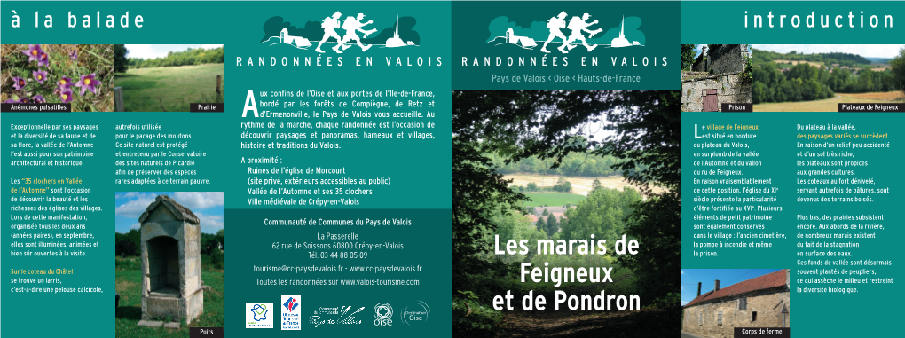 LES MARAIS DE FEIGNEUX ET DE PONDRON Fresnoy-La-Rivière TECHNIQUE DESCRIPTIF Vattier-Voisin