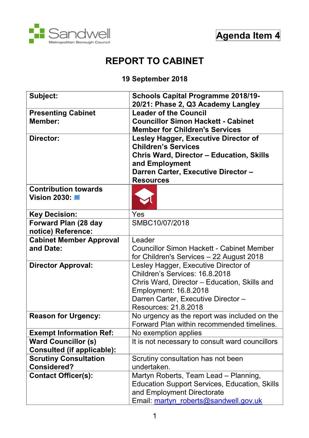 Sandwell Metropolitan Borough Council