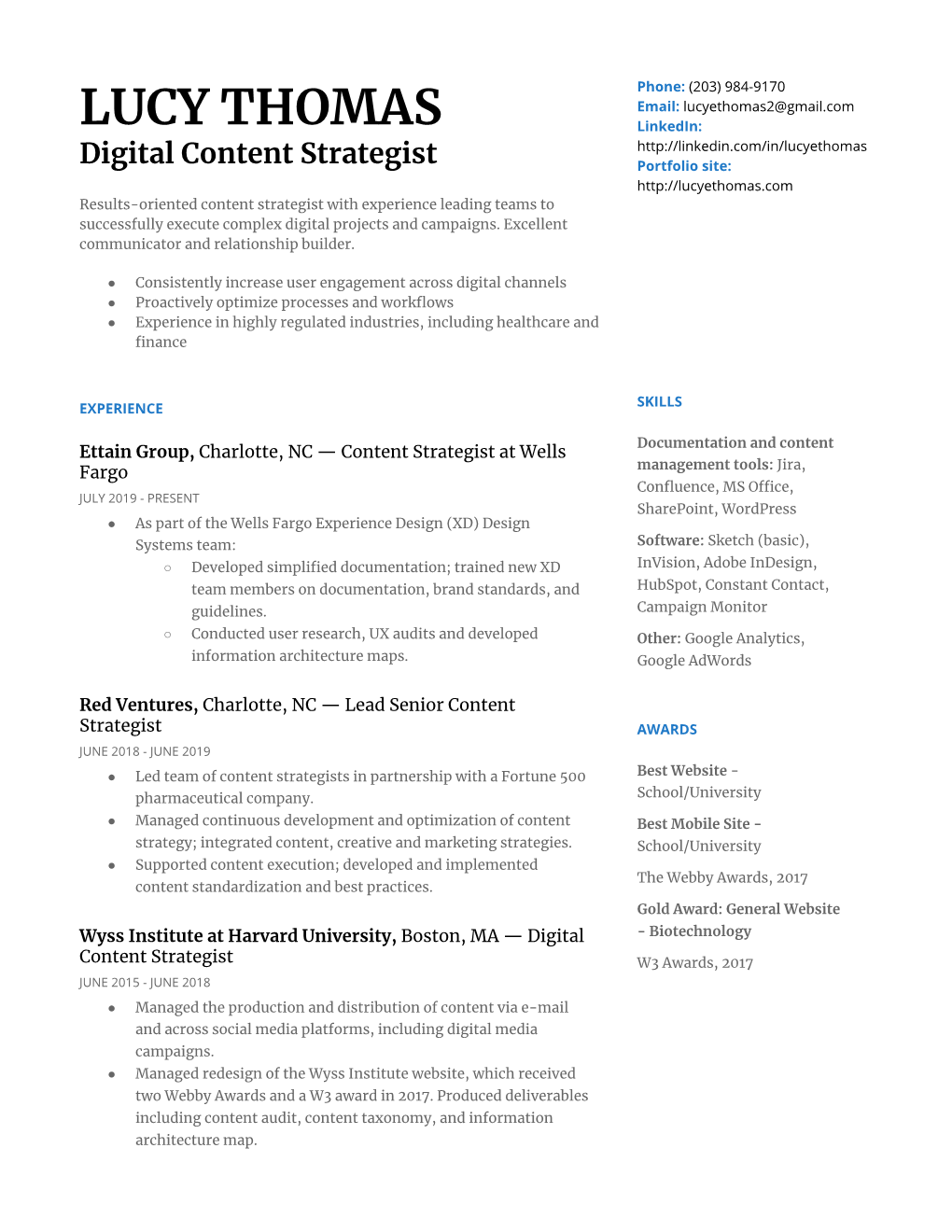 Digital Content Strategist