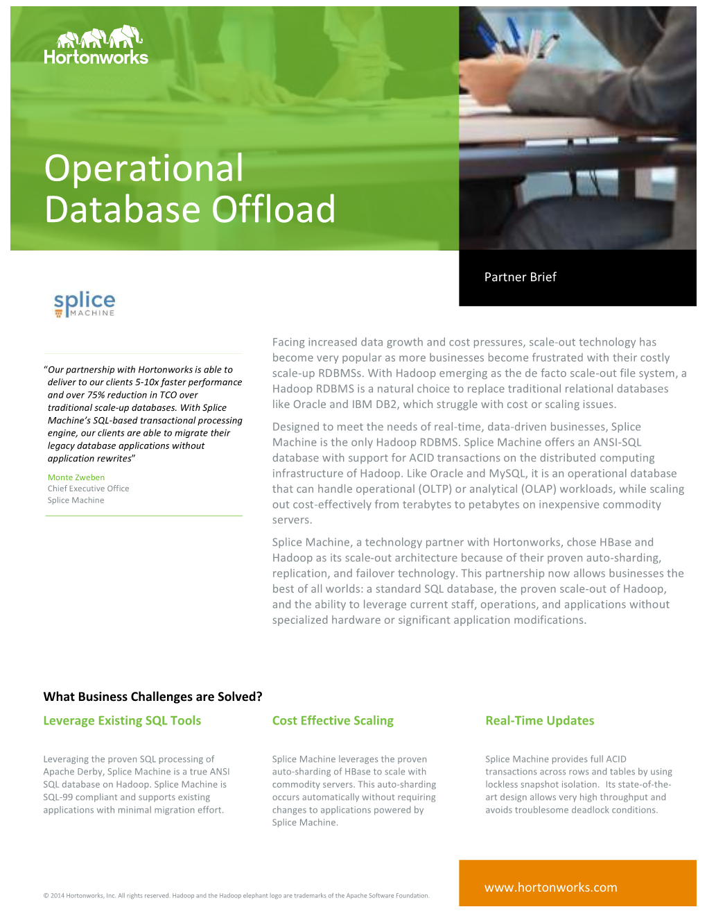 Operational Database Offload