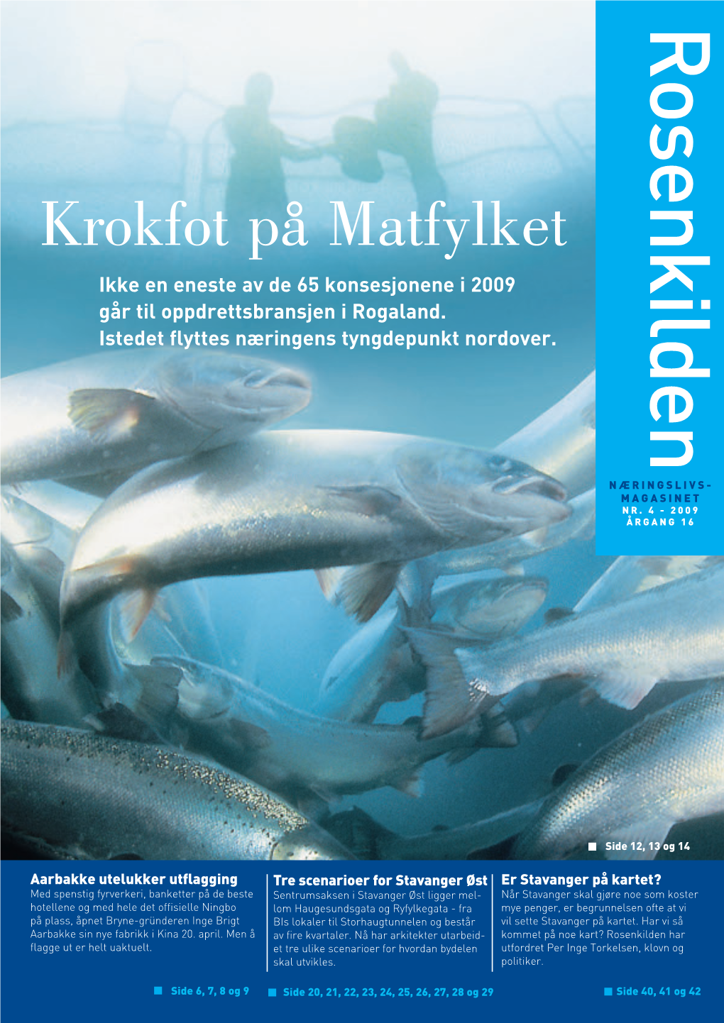 Krokfot På Matfylket Ikke En Eneste Av De 65 Konsesjonene I 2009 Går Til Oppdrettsbransjen I Rogaland