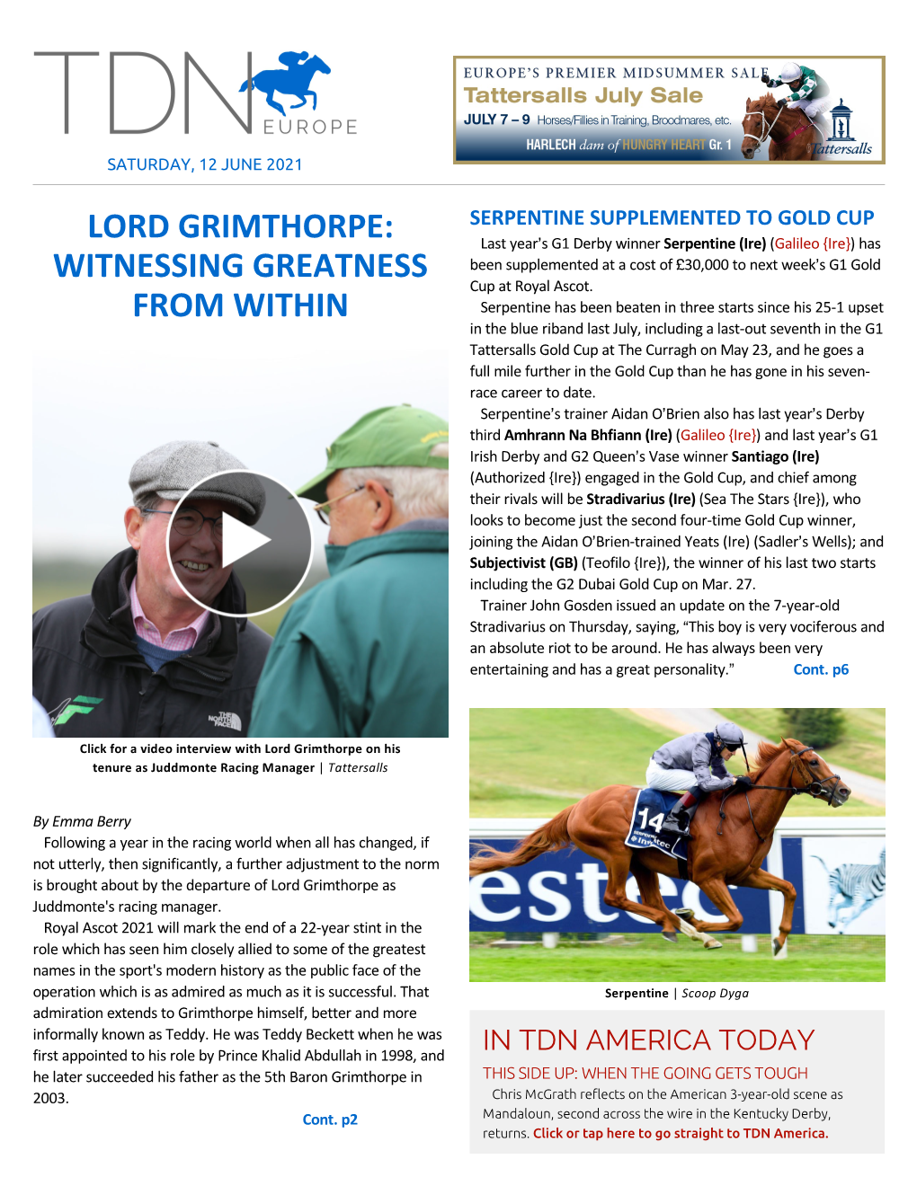 Tdn Europe • Page 2 of 13 • Thetdn.Com Saturday • 12 June 2021