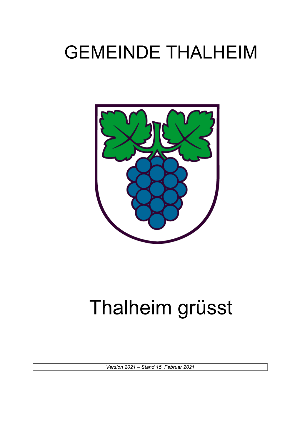 Thalheim Grüsst