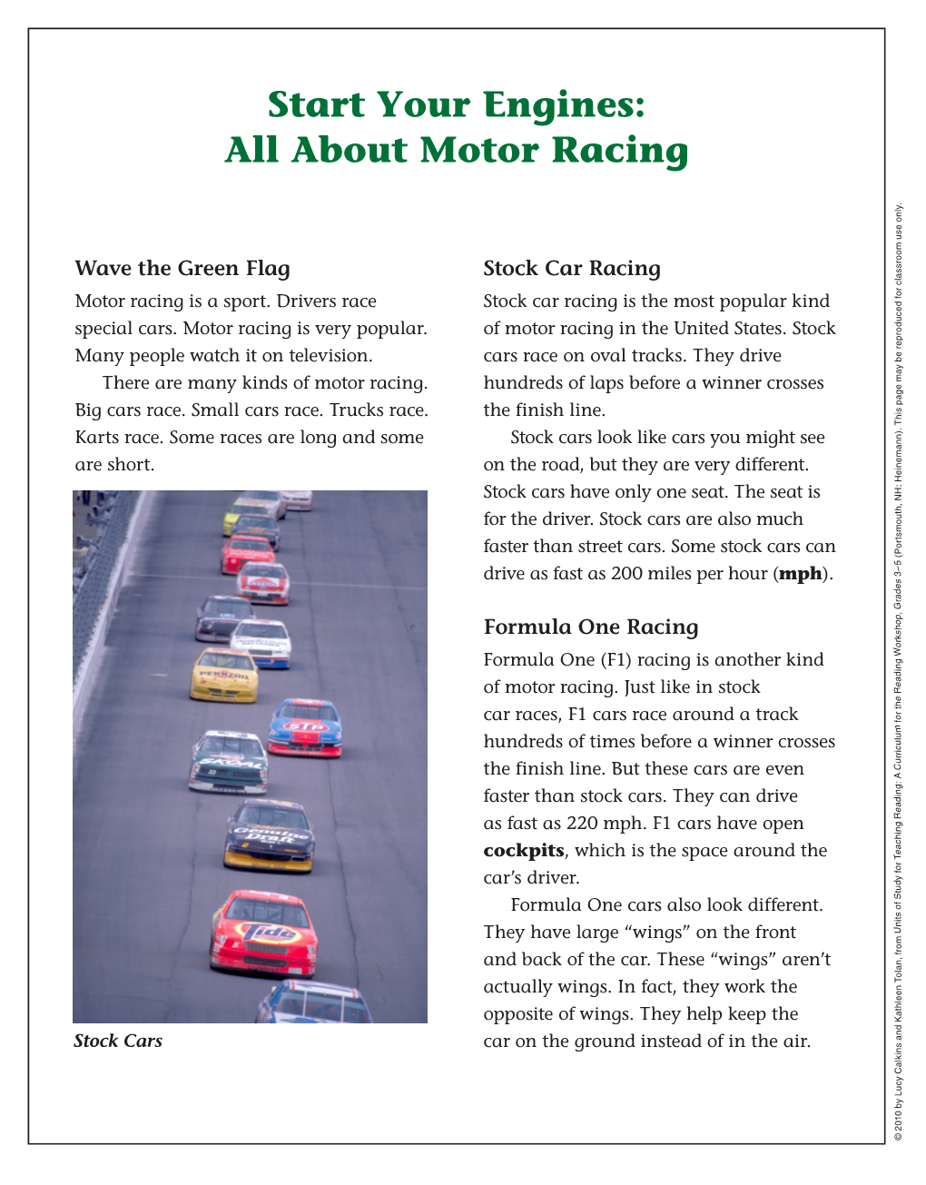 Start Your Engines: All About Motor Racing