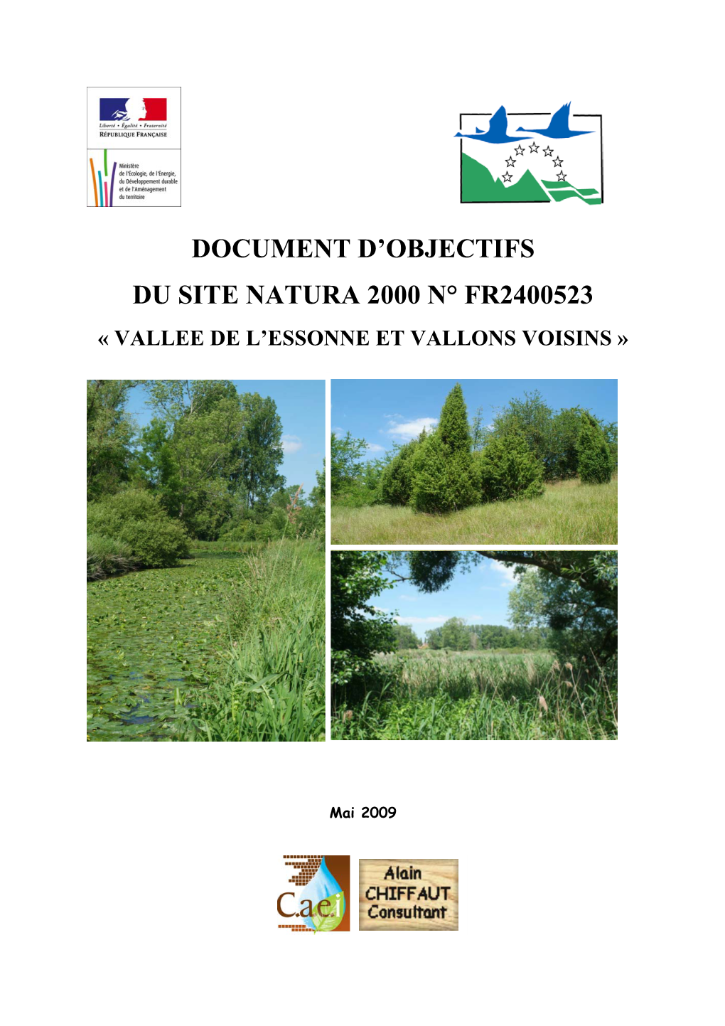 Document D'objectifs Du Site Natura 2000 N° Fr2400523