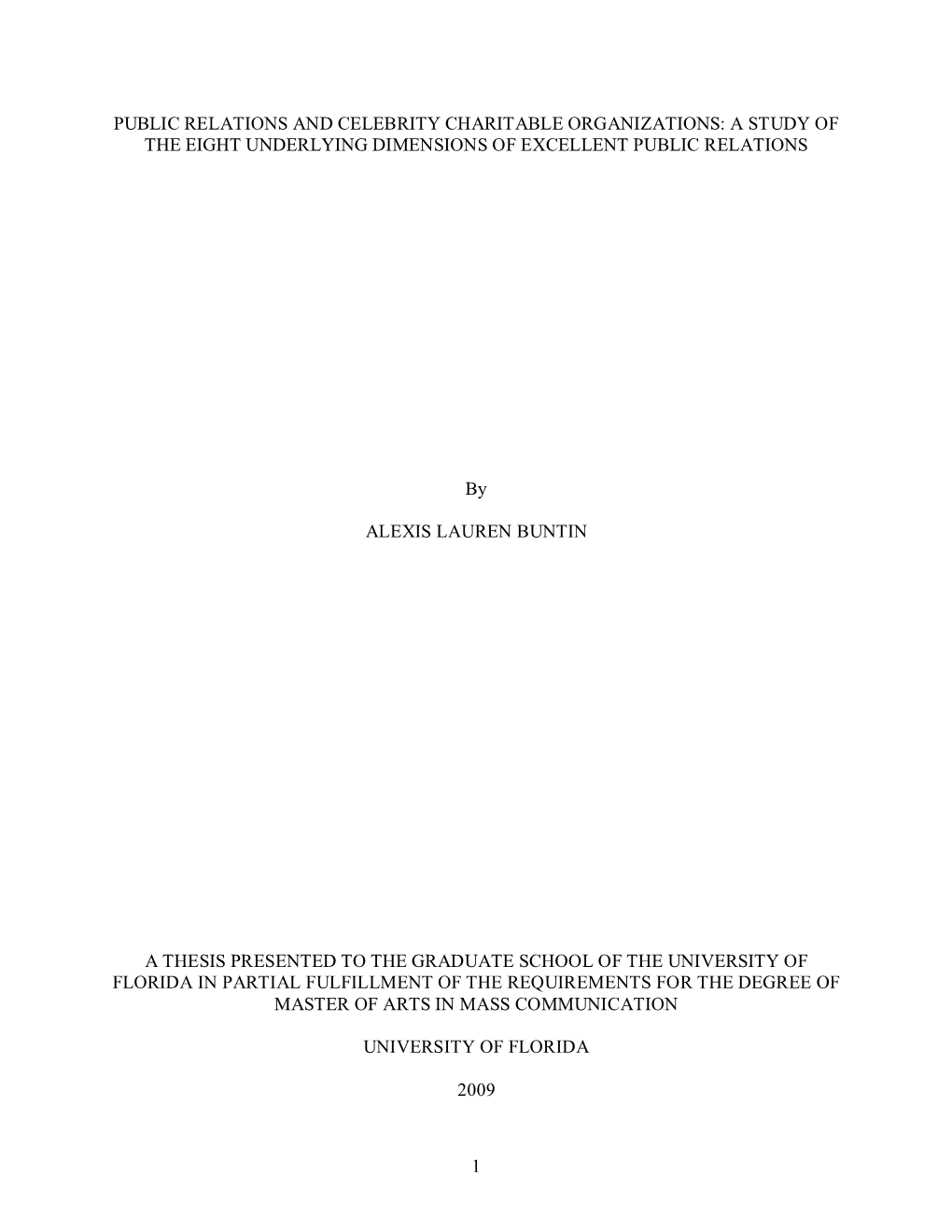 University of Florida Thesis Or Dissertation