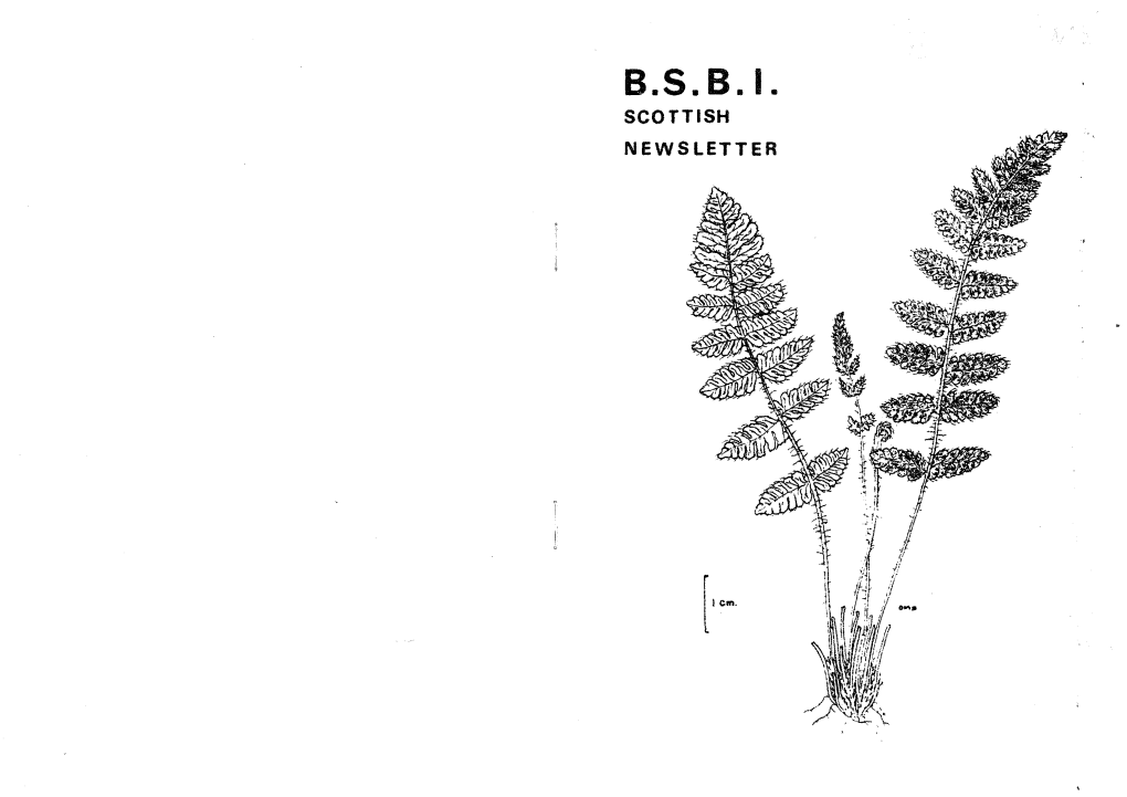 BSBI SCOTTISH KEWSIETTER Lumber 2 Summer 1980