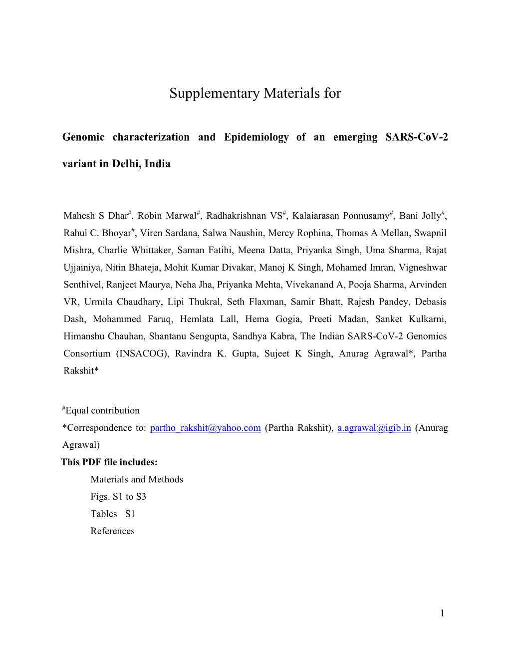 Supplementary Materials For