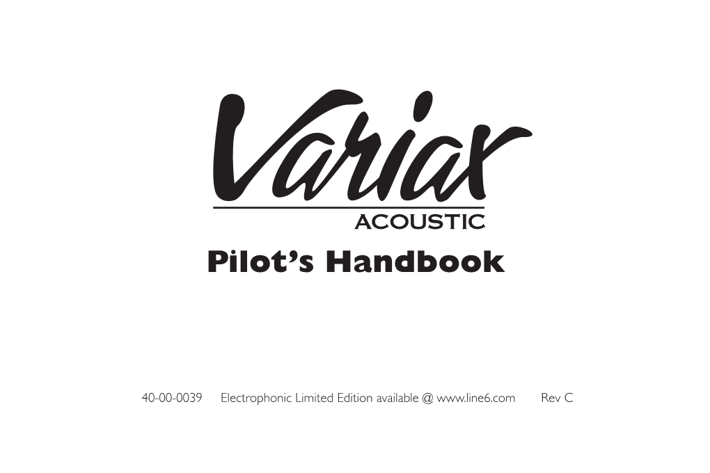 Pilot's Handbook