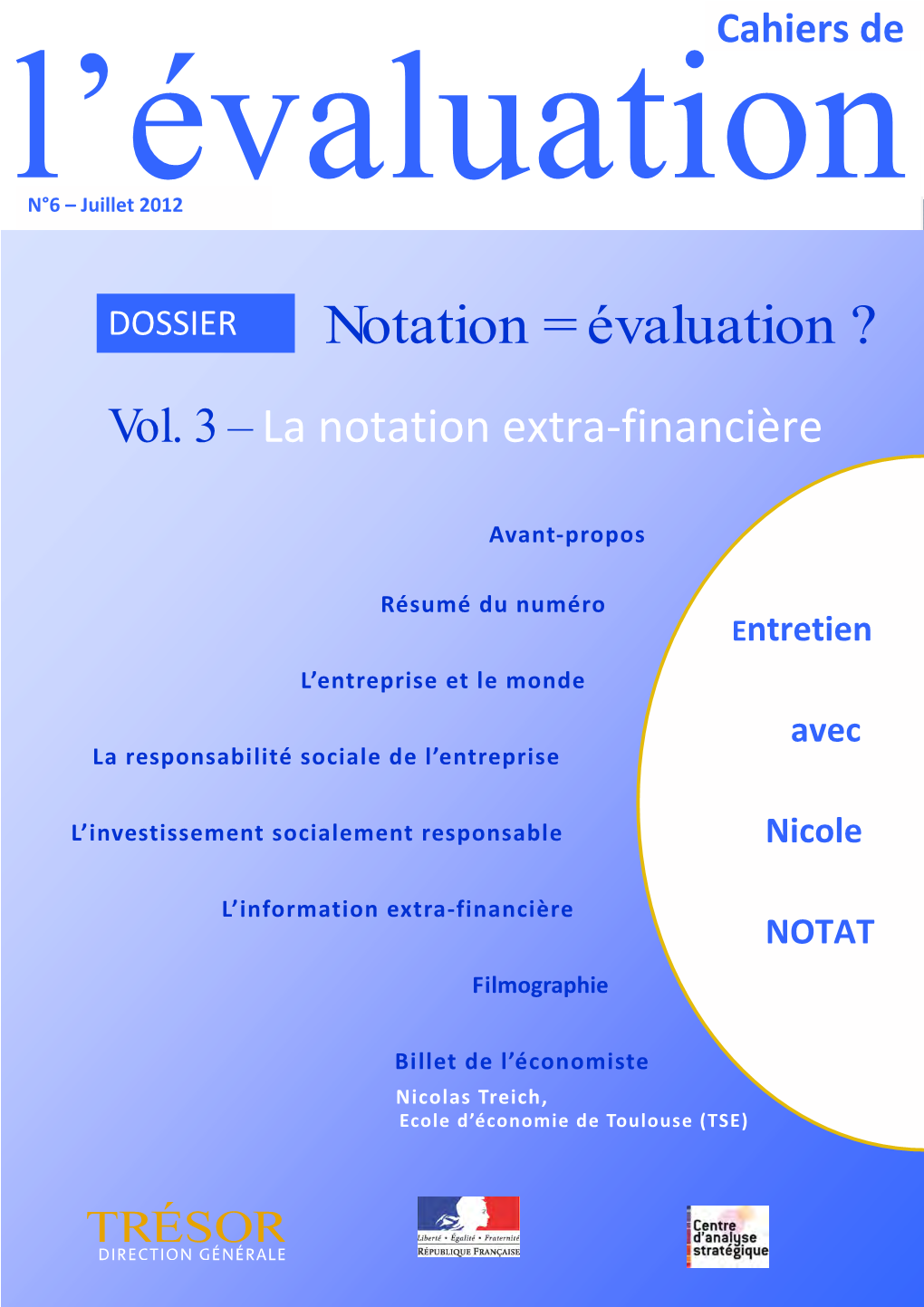 Notation = Évaluation ?