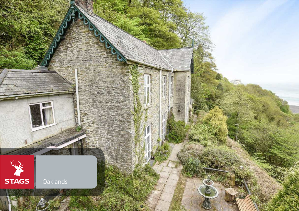 Oaklands Oaklands Lynbridge Road, Lynton, EX35 6BD Lynton/Lynmouth Village Amenities and Beach 3/4 of a Mile