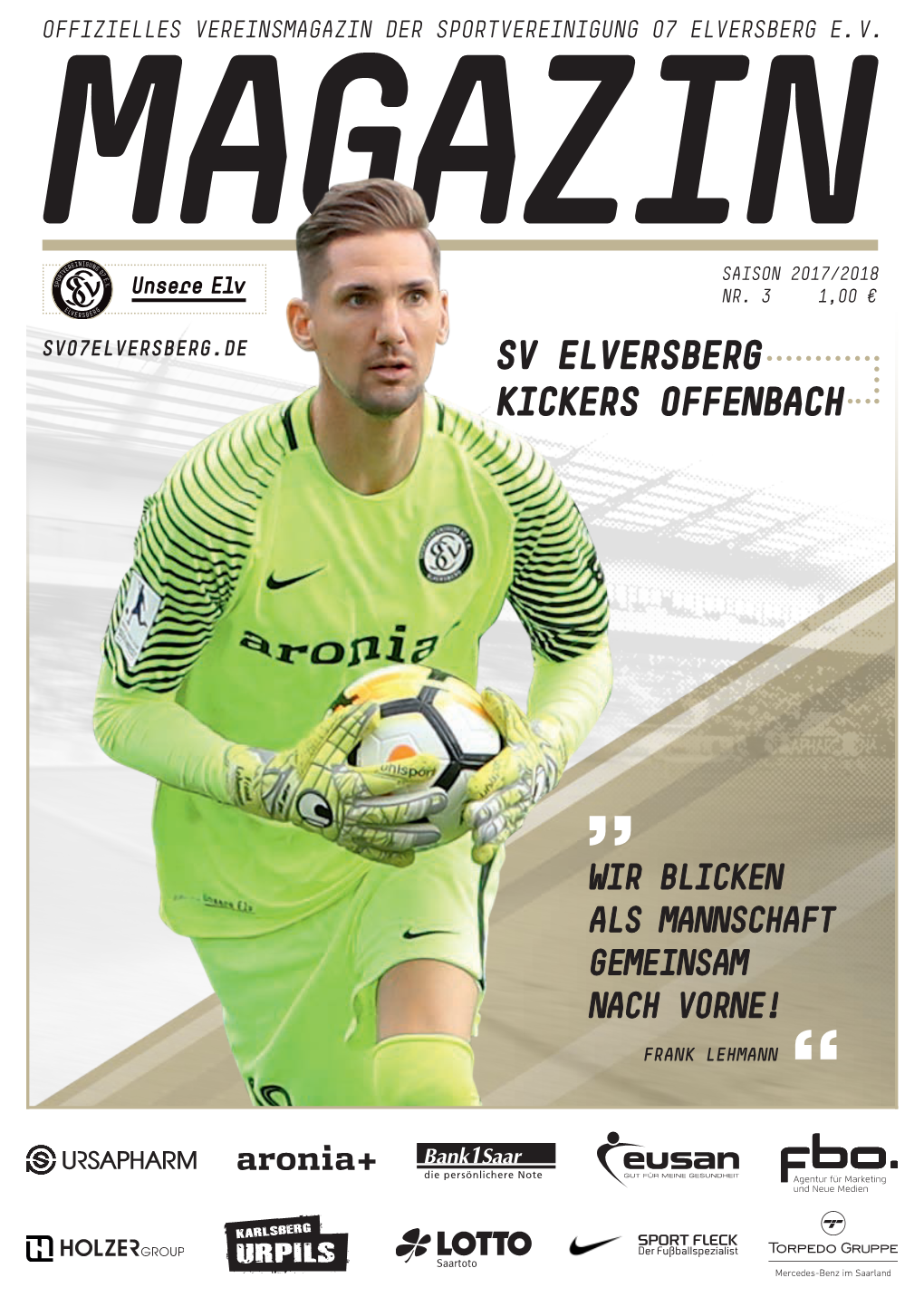 SV ELVERSBERG – Kickers Offenbach 23.08.17