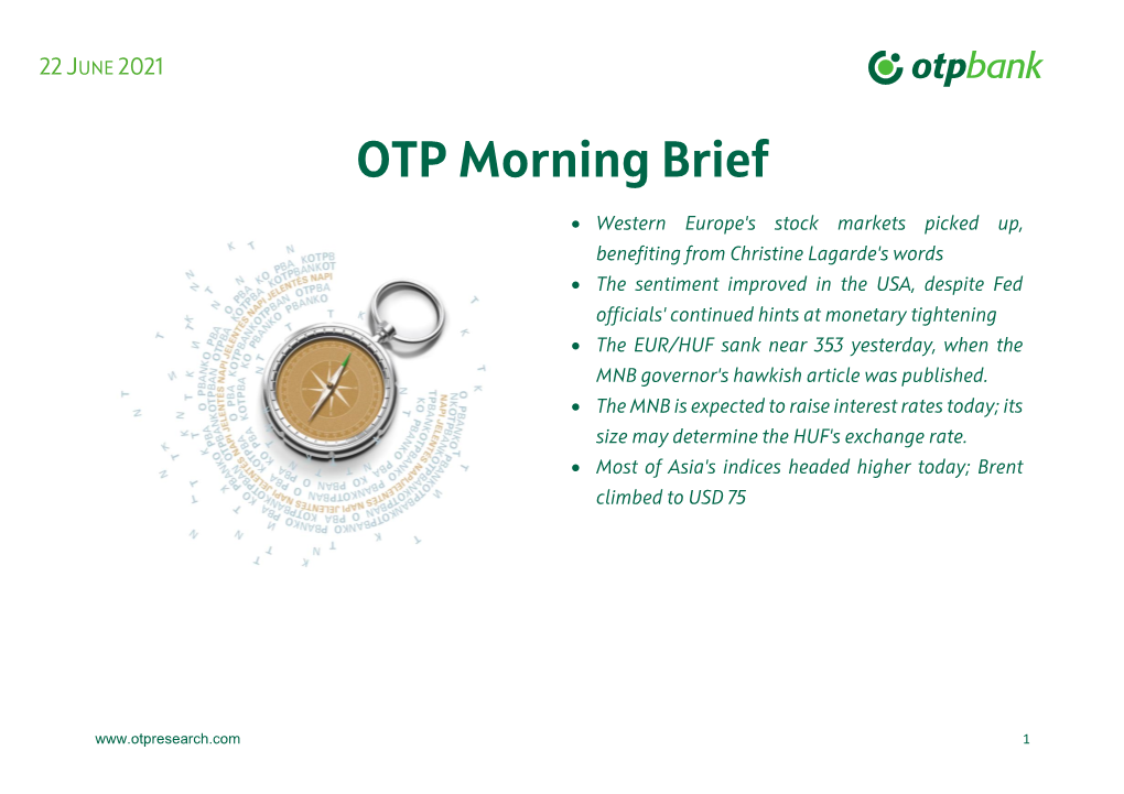 OTP Morning Brief