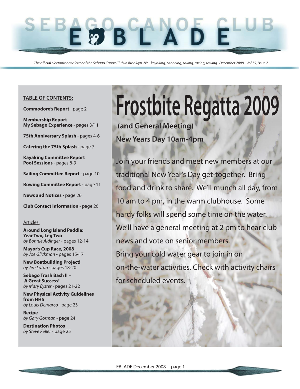 Frostbite Regatta 2009