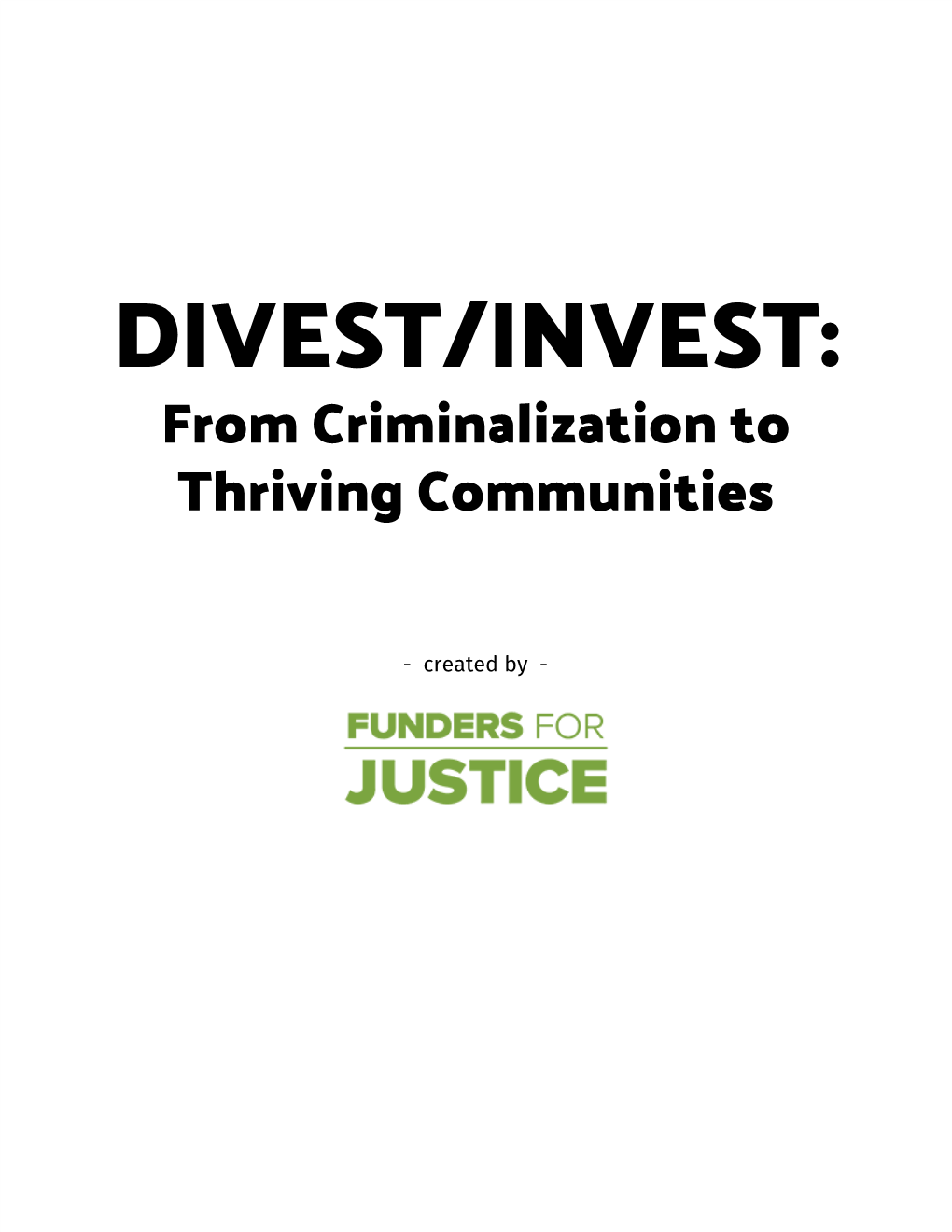 Divest/Invest Groups and Campaigns