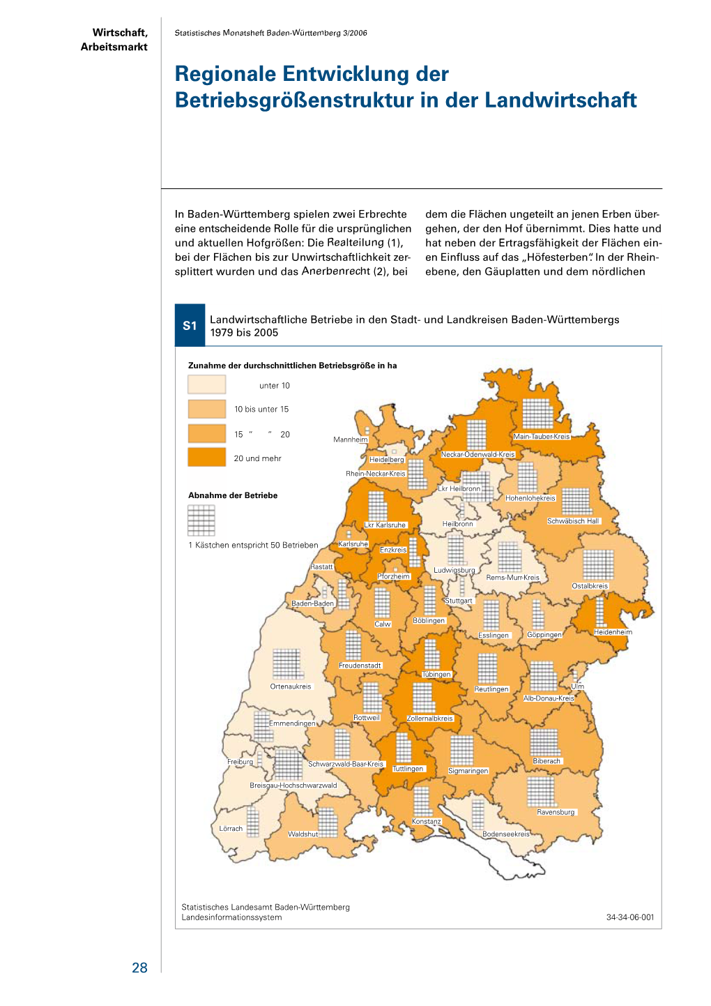 Regionale Entwicklung Der Betriebsgrößenstruktur in Der Landwirtschaft