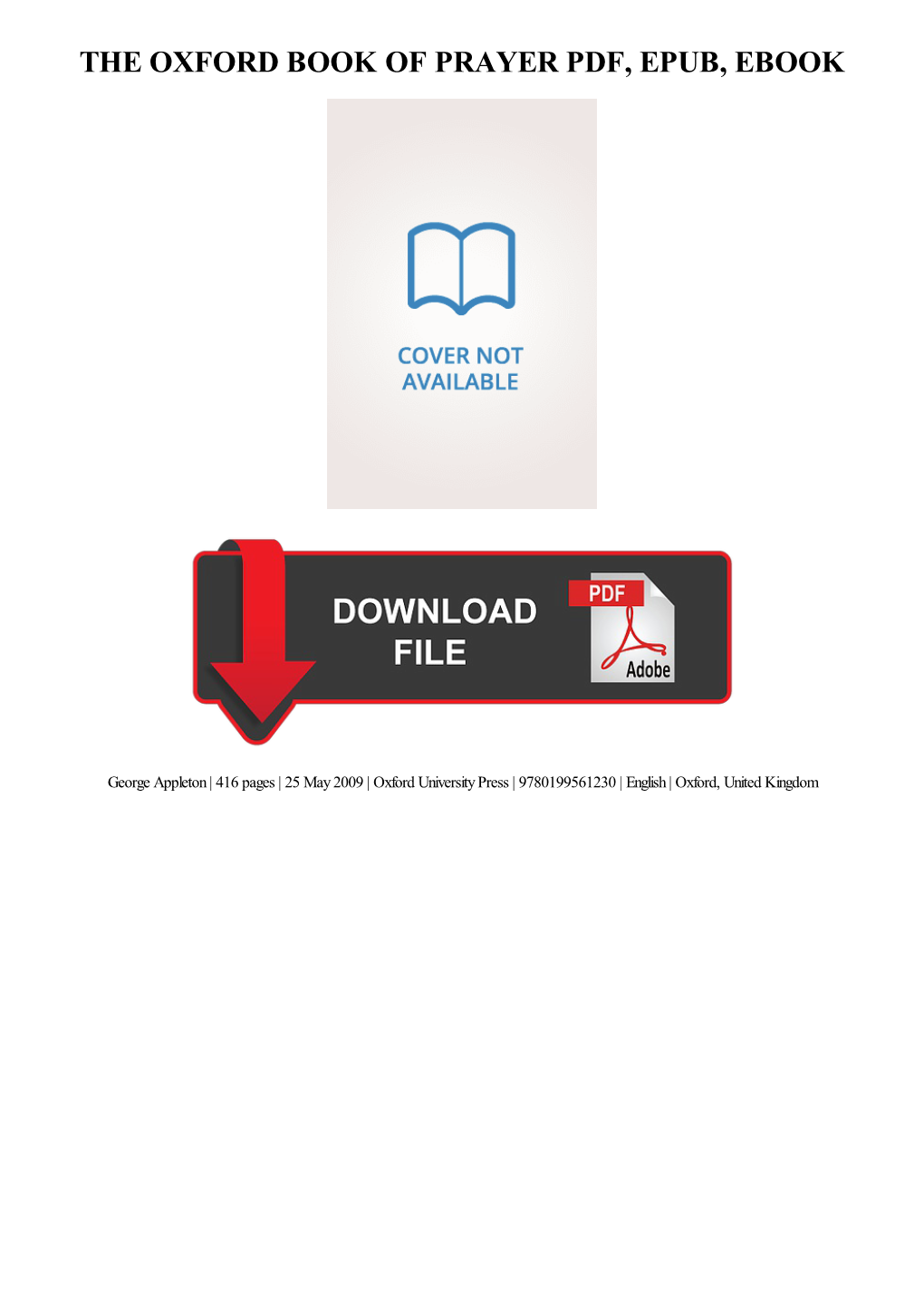 {Dоwnlоаd/Rеаd PDF Bооk} the Oxford Book of Prayer Kindle