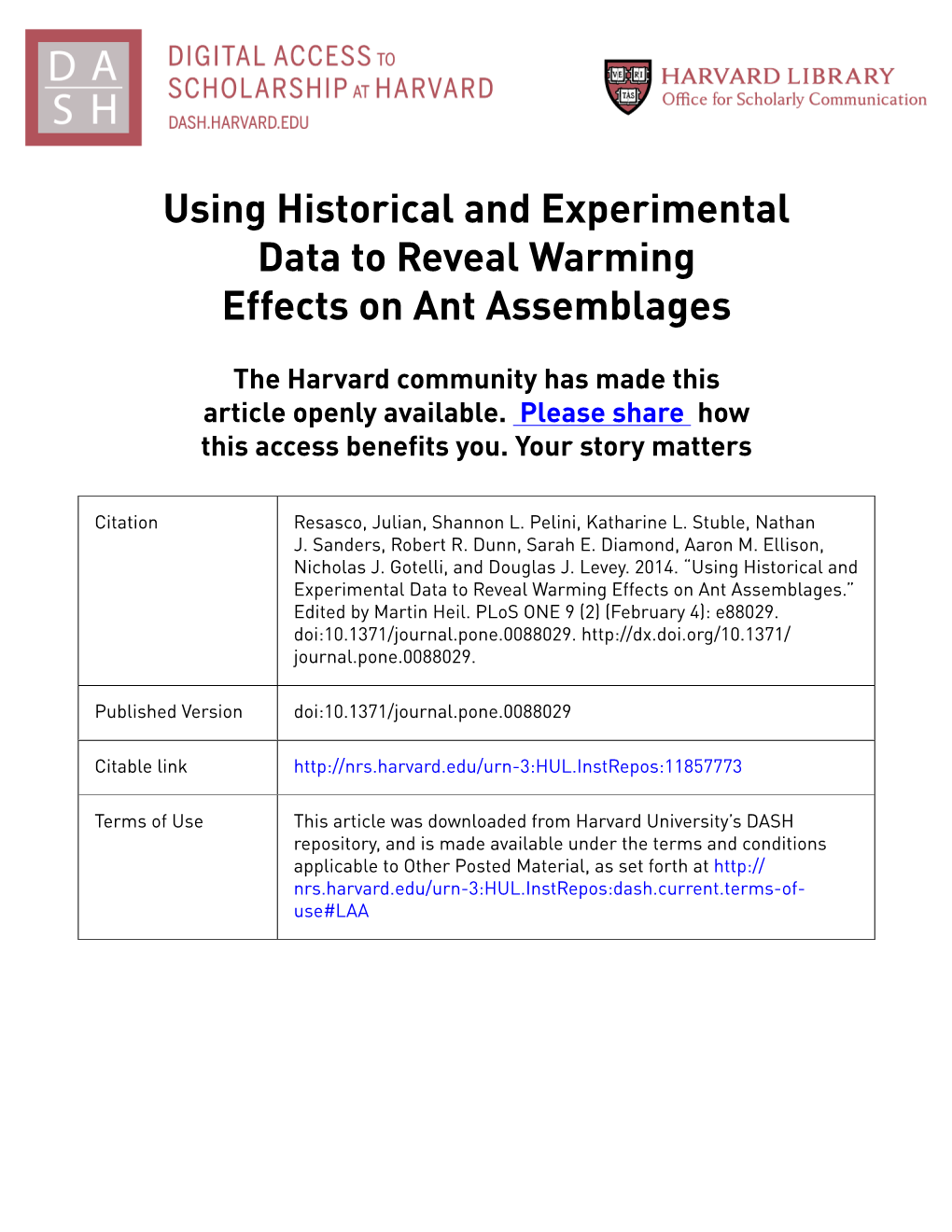 Resasco Etal 2014 Plosone.Pdf (1.045Mb)