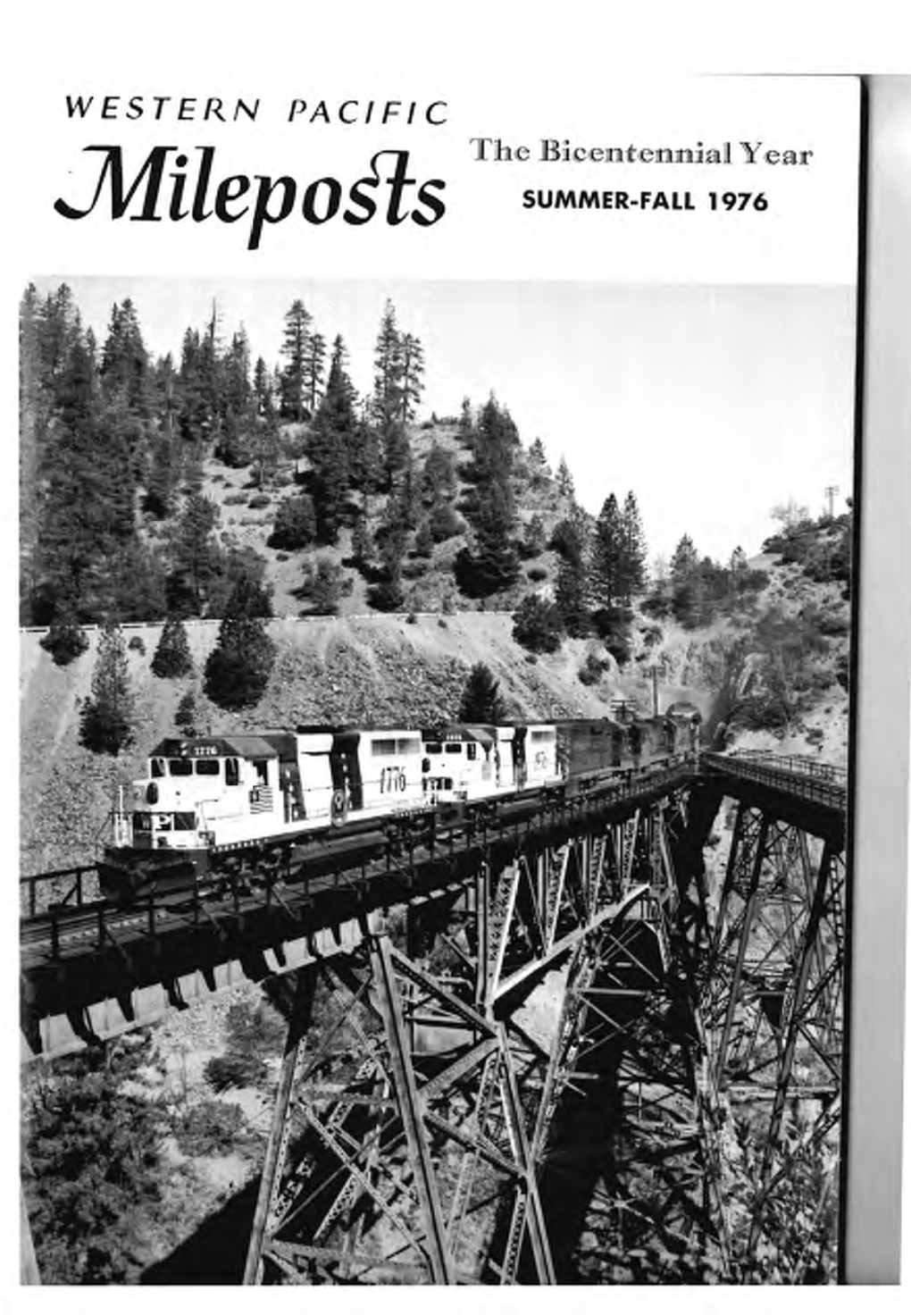 WP Mileposts Summer Fall 1976 No