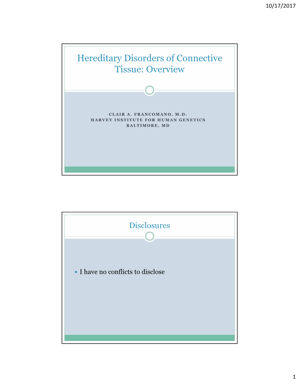 Joint Hypermobility Syndromes