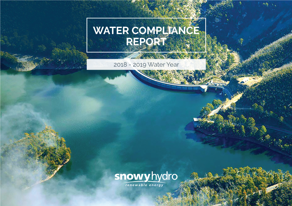 Water Compliance Report