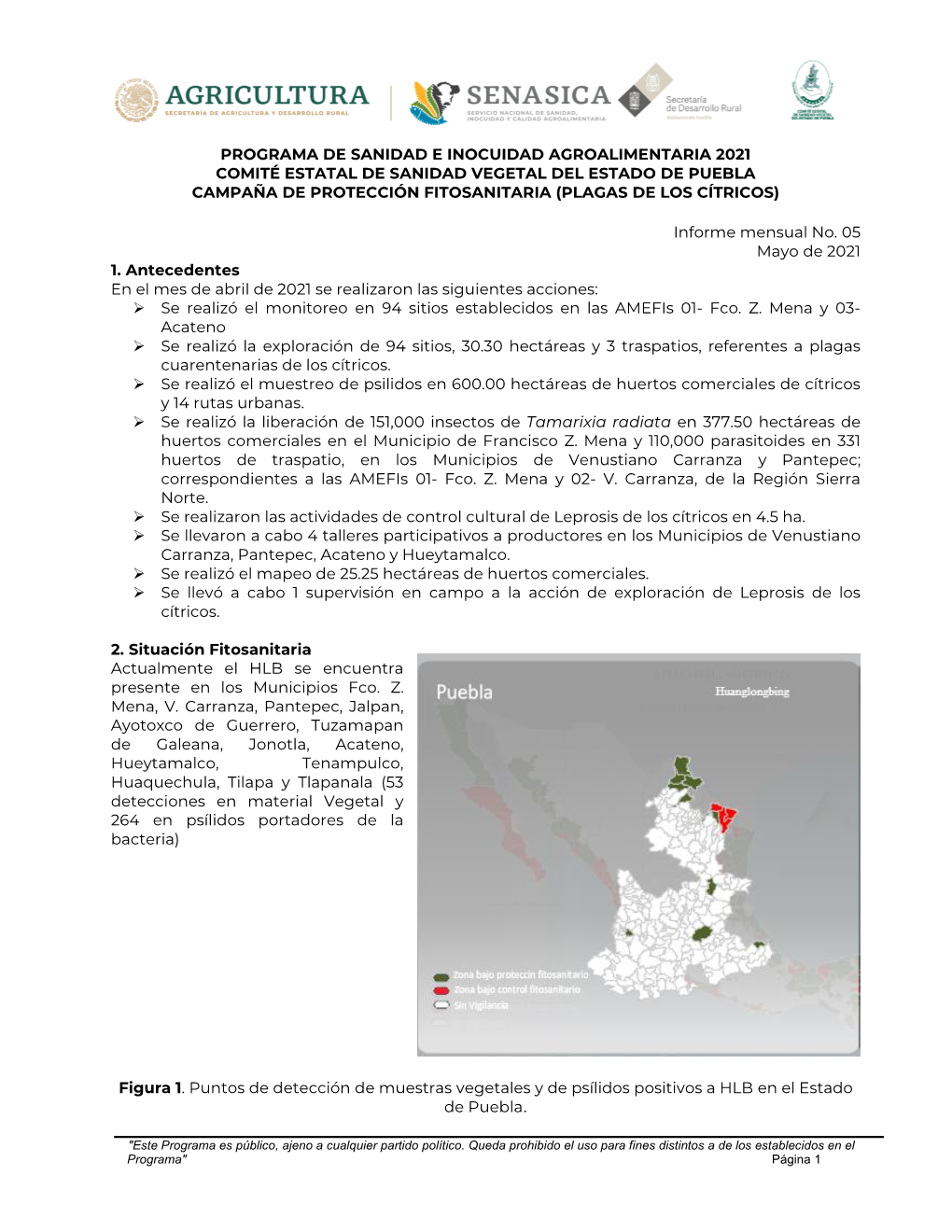 Programa De Sanidad E Inocuidad Agroalimentaria