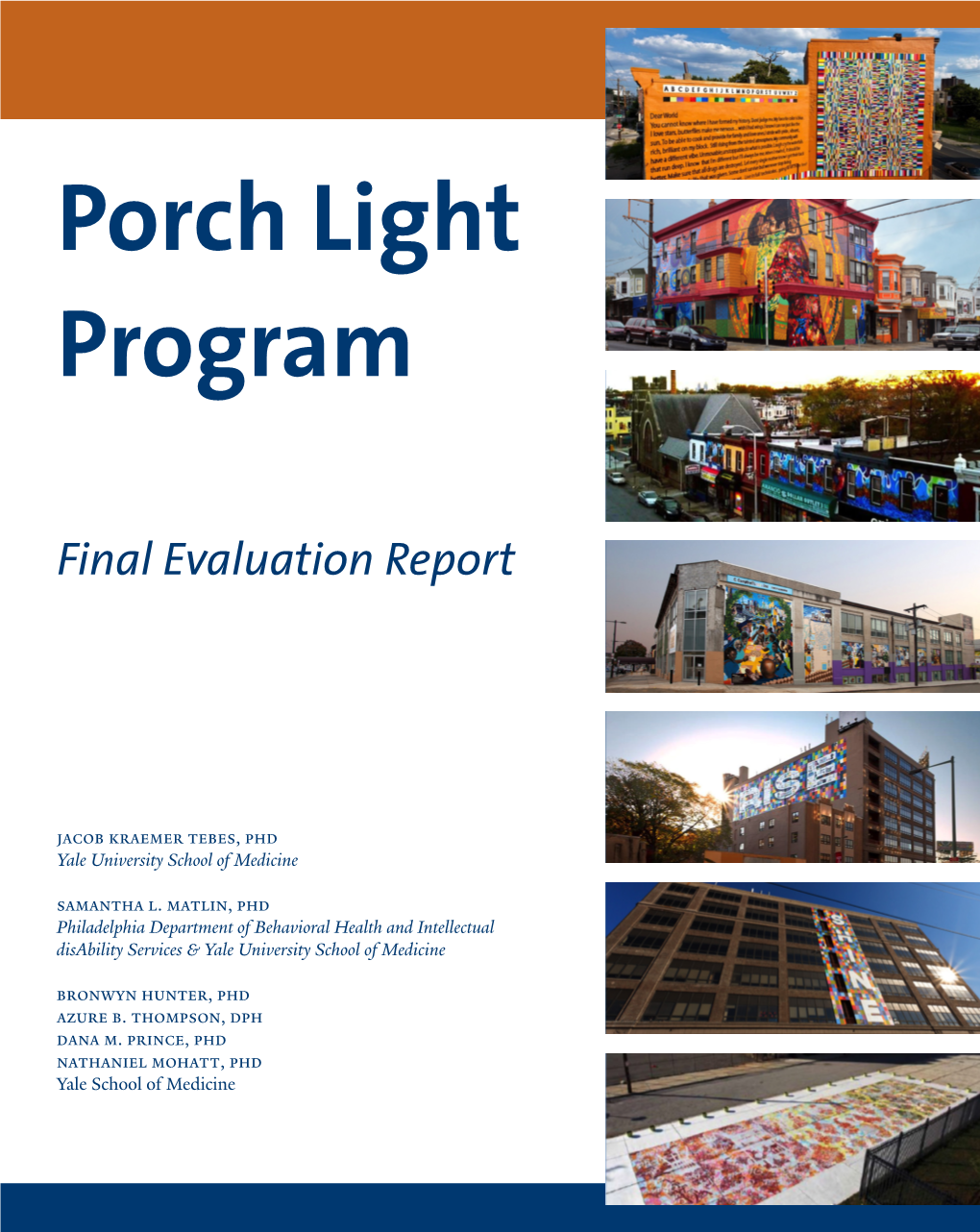 Porch Light Program: Final Evaluation Report Table of Contents