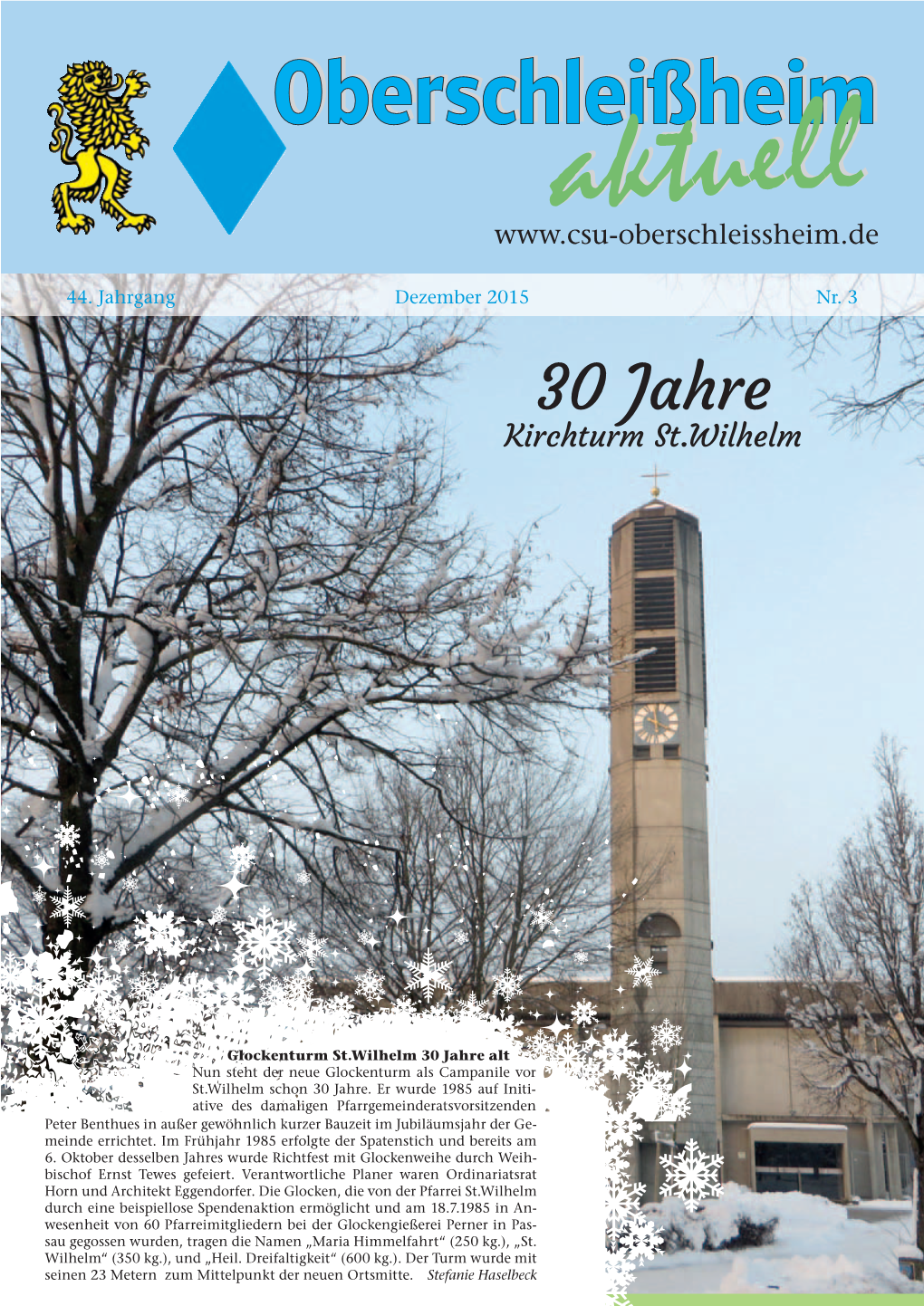 30 Jahre Kirchturm St.Wilhelm