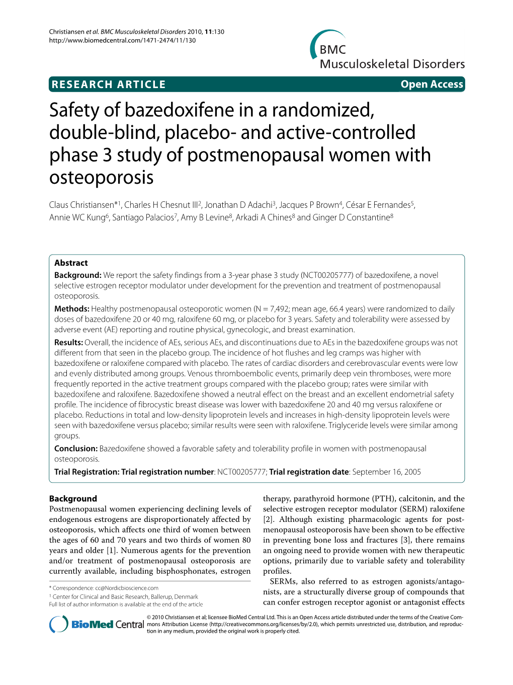 And Active-Controlled Phase 3 Study of Postmenopausal Women with Osteoporosis