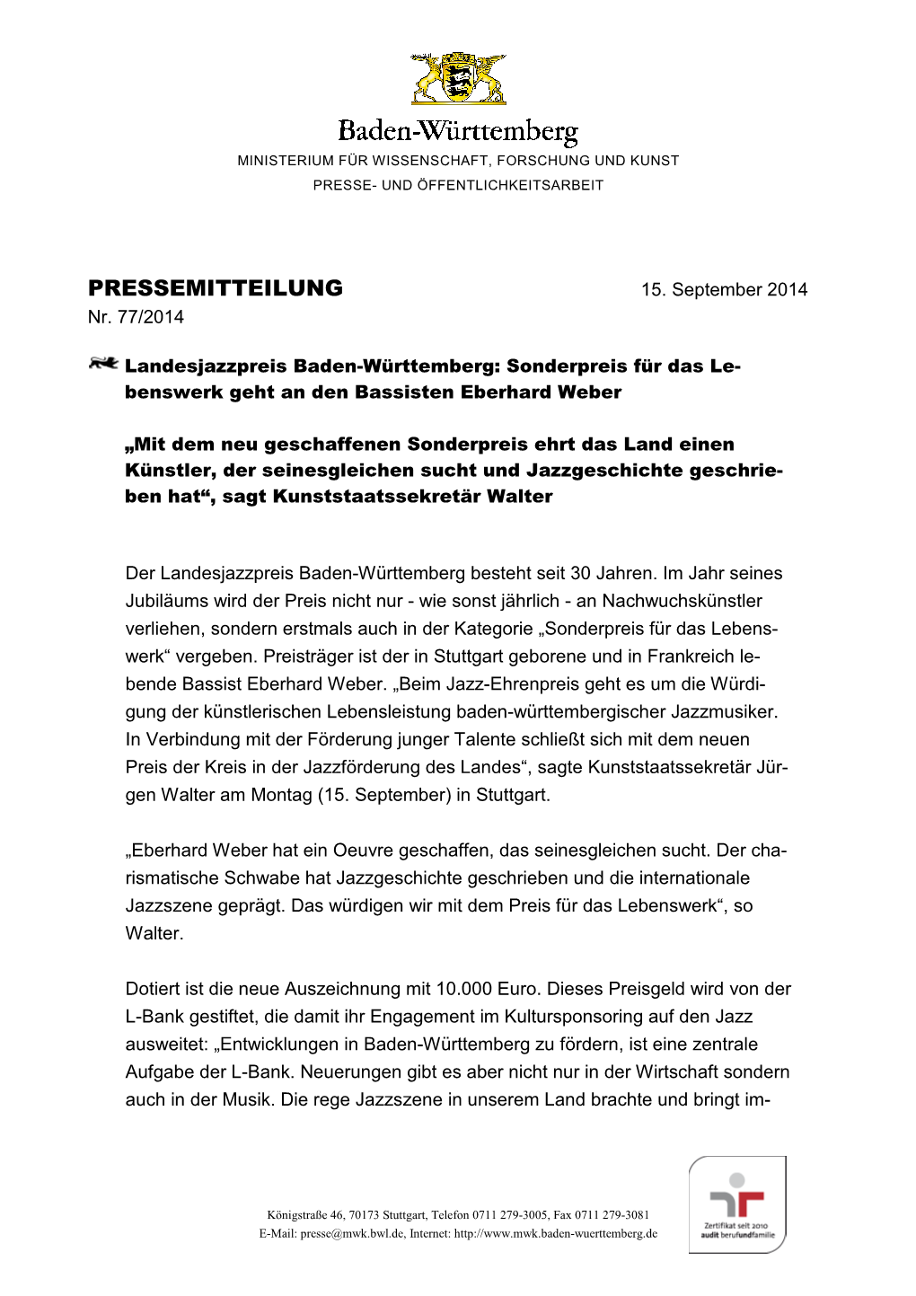 Pressemitteilung 15