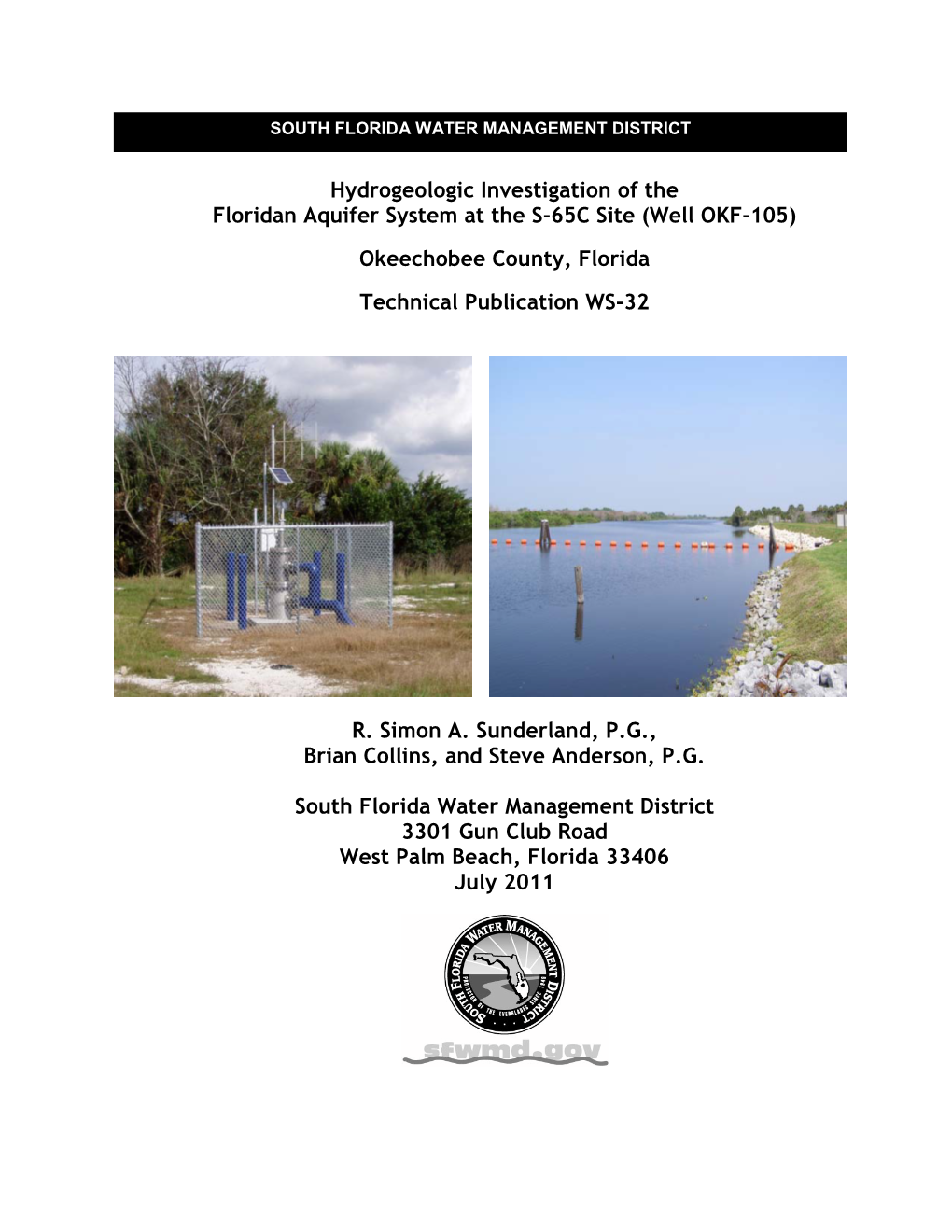 WS-32, Hydrogeologic Investigation of the Floridan Aquifer System at The