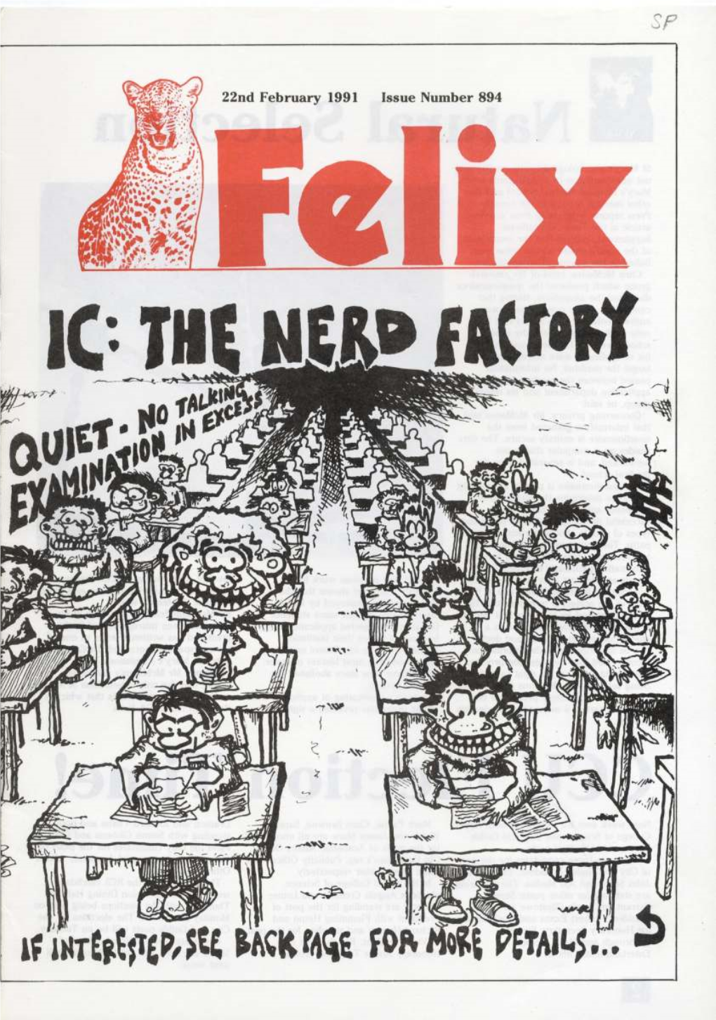 Felix Issue 0888, 1991