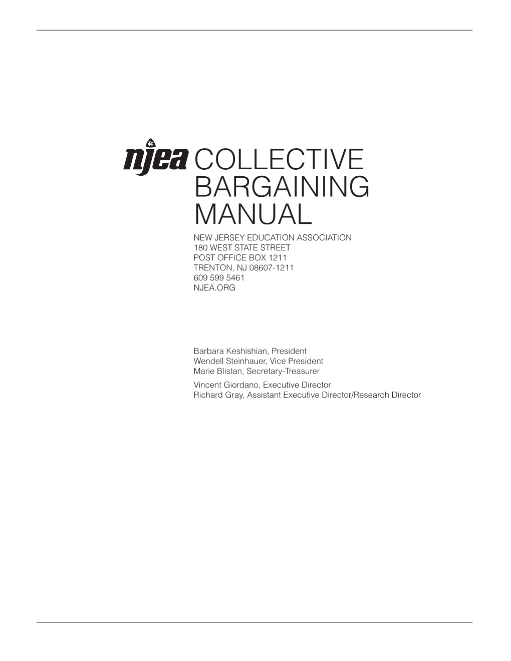 NJEA Collective Bargaining Manual