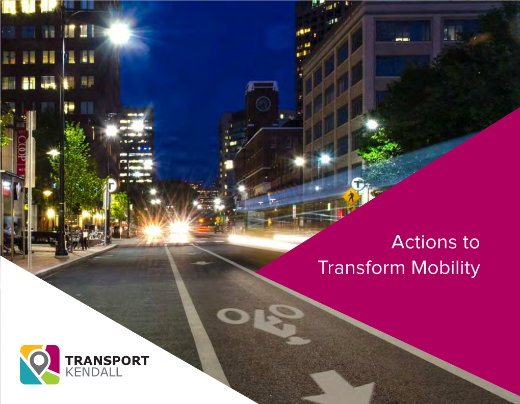 Actions to Transform Mobility