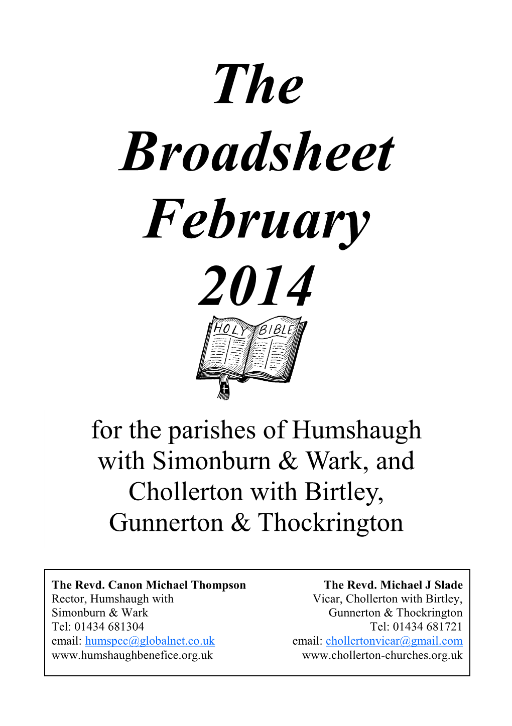 The Broadsheet February 2014