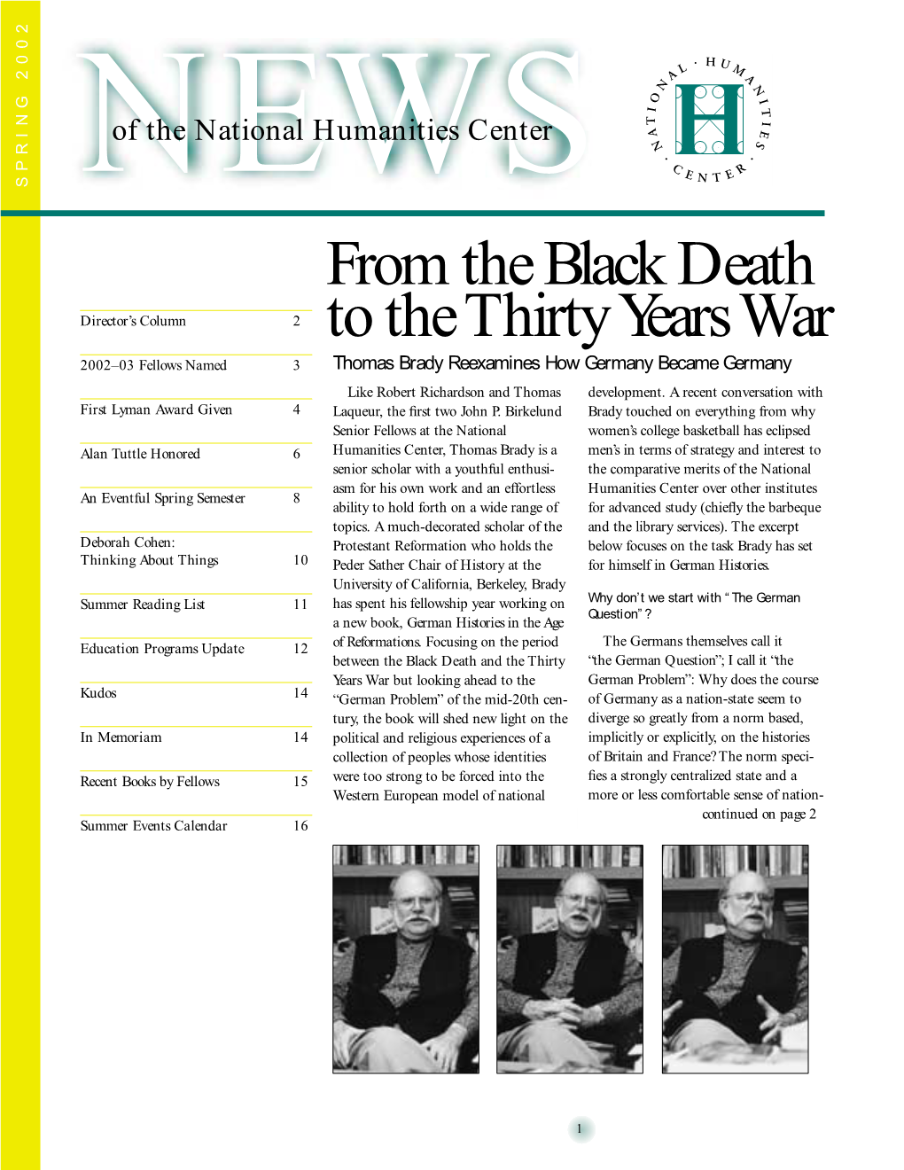 From the Black Death to the Thirty Years