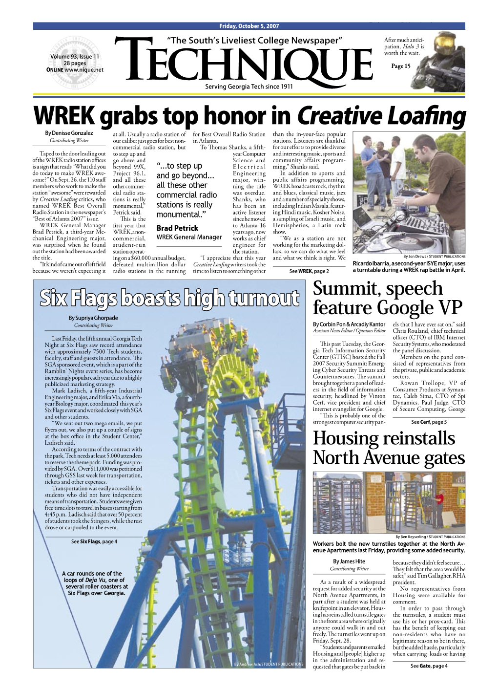 WREK Grabs Top Honor in Creative Loafing