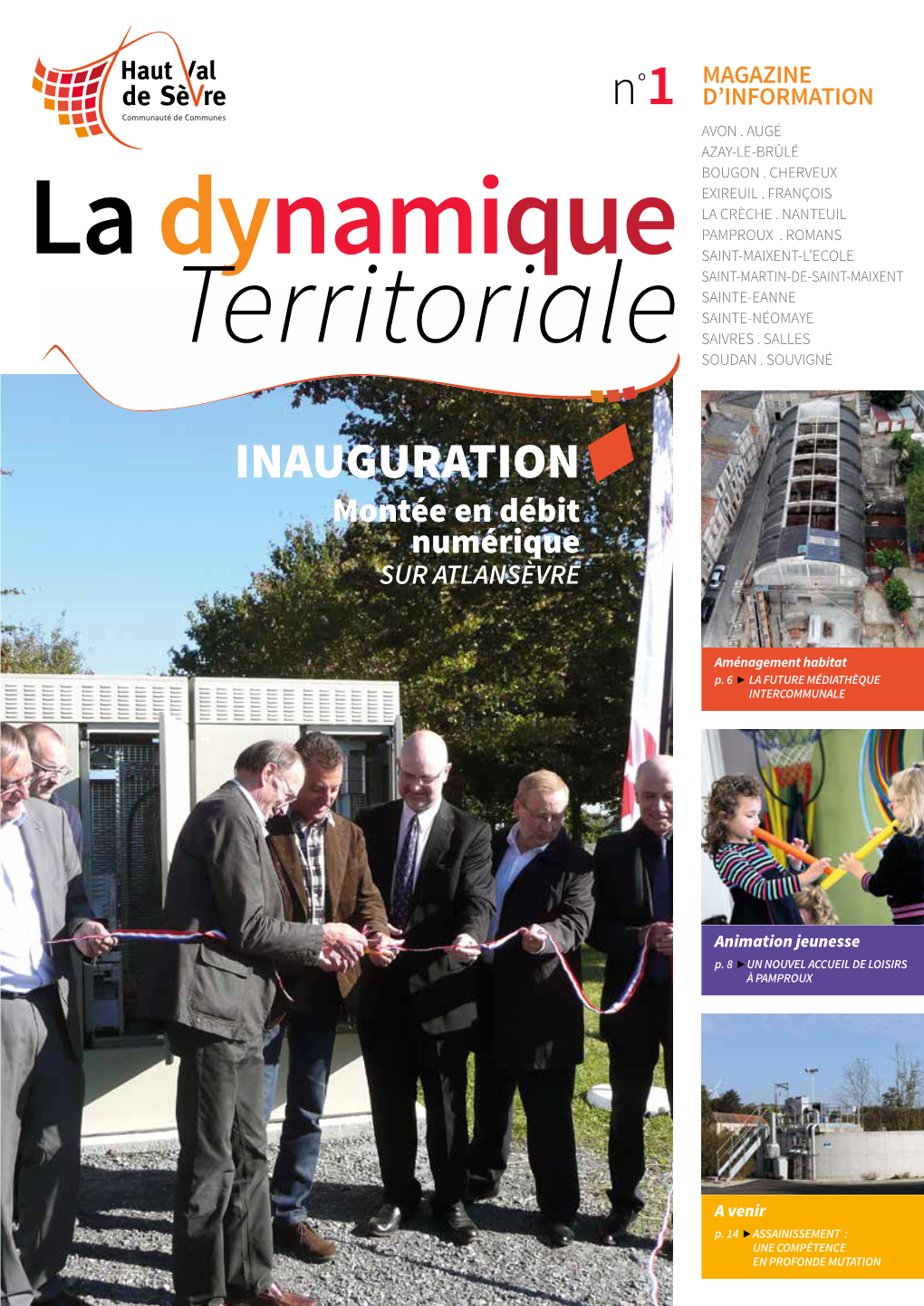 INAUGURATION Montée En Débit Numérique SUR ATLANSÈVRE