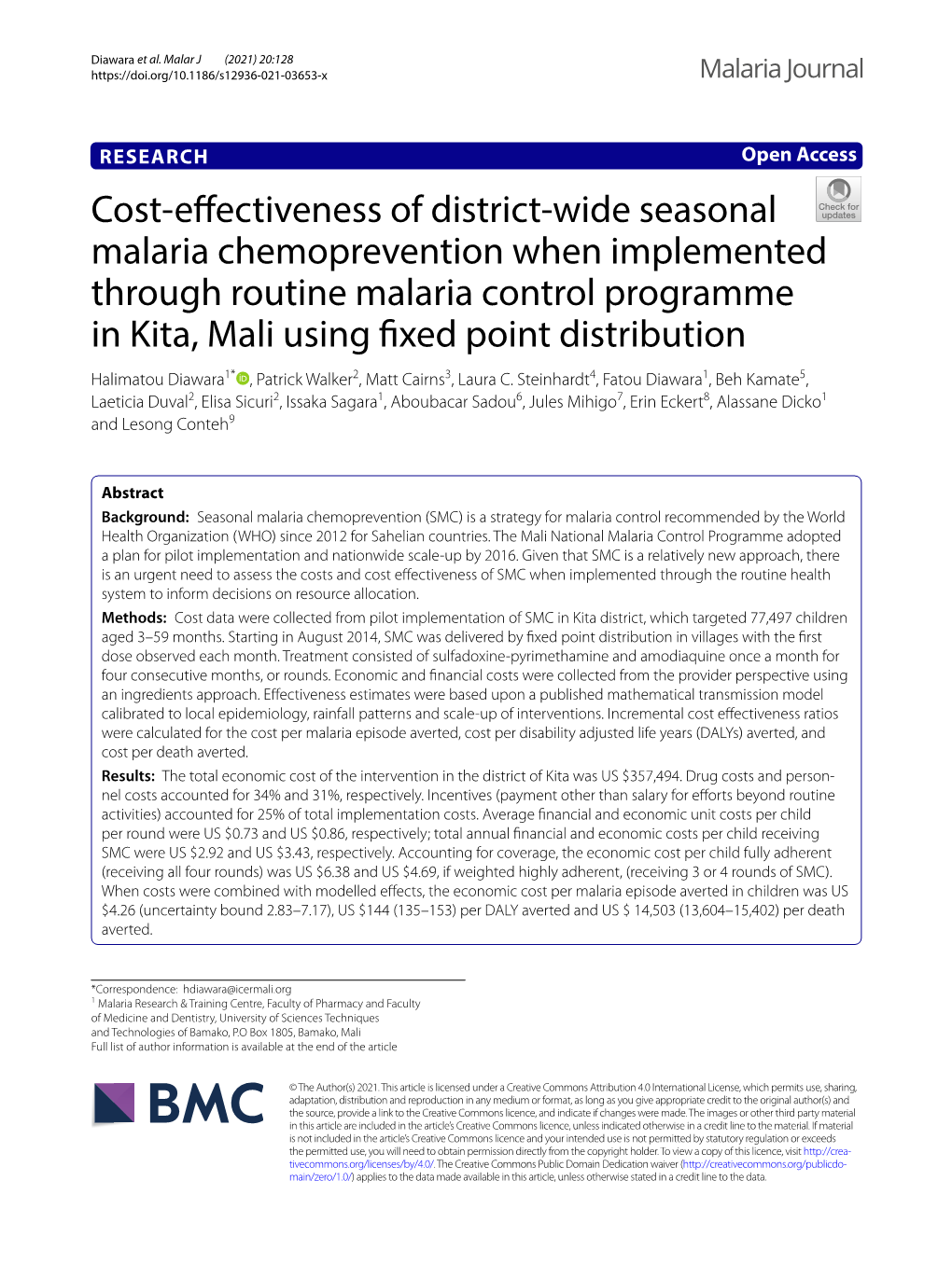 Cost-Effectiveness of District-Wide Seasonal