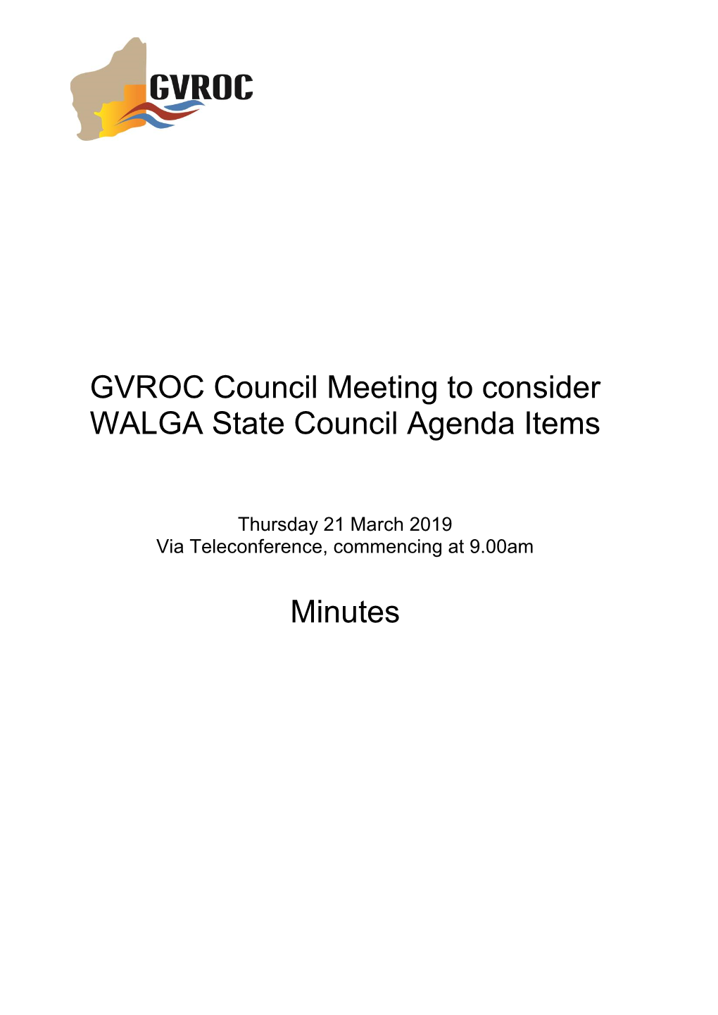 Council Meeting to Consider