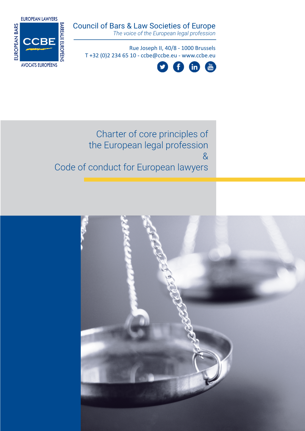 CCBE Charter of Core Principles of the European Legal Profession