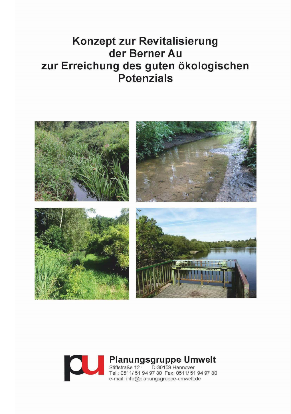 Konzept Zur Revitalisierung Der Berner Au Zur Erreichung Des Guten Ökologischen Potenzials